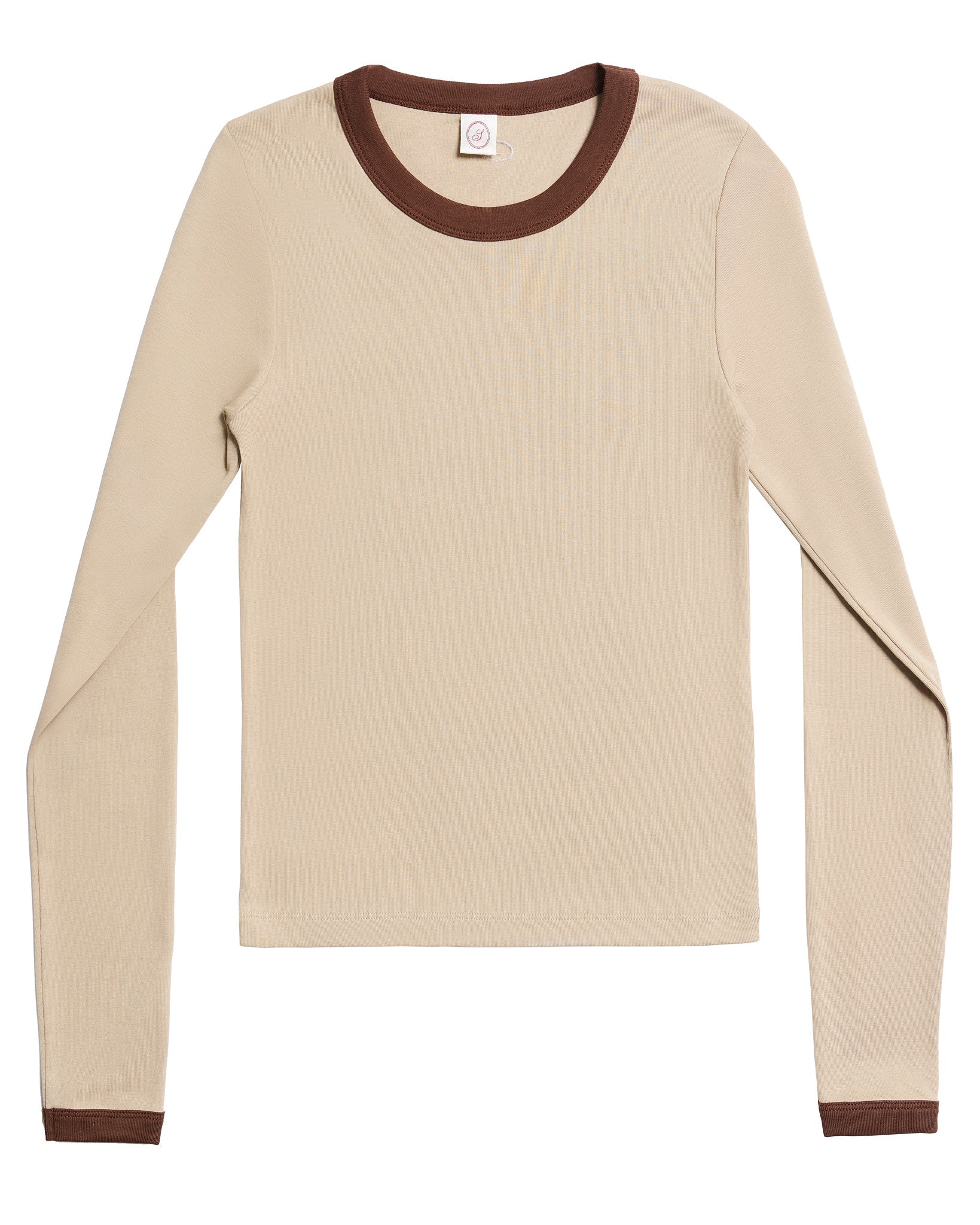 June Longsleeve - Beige/Brown