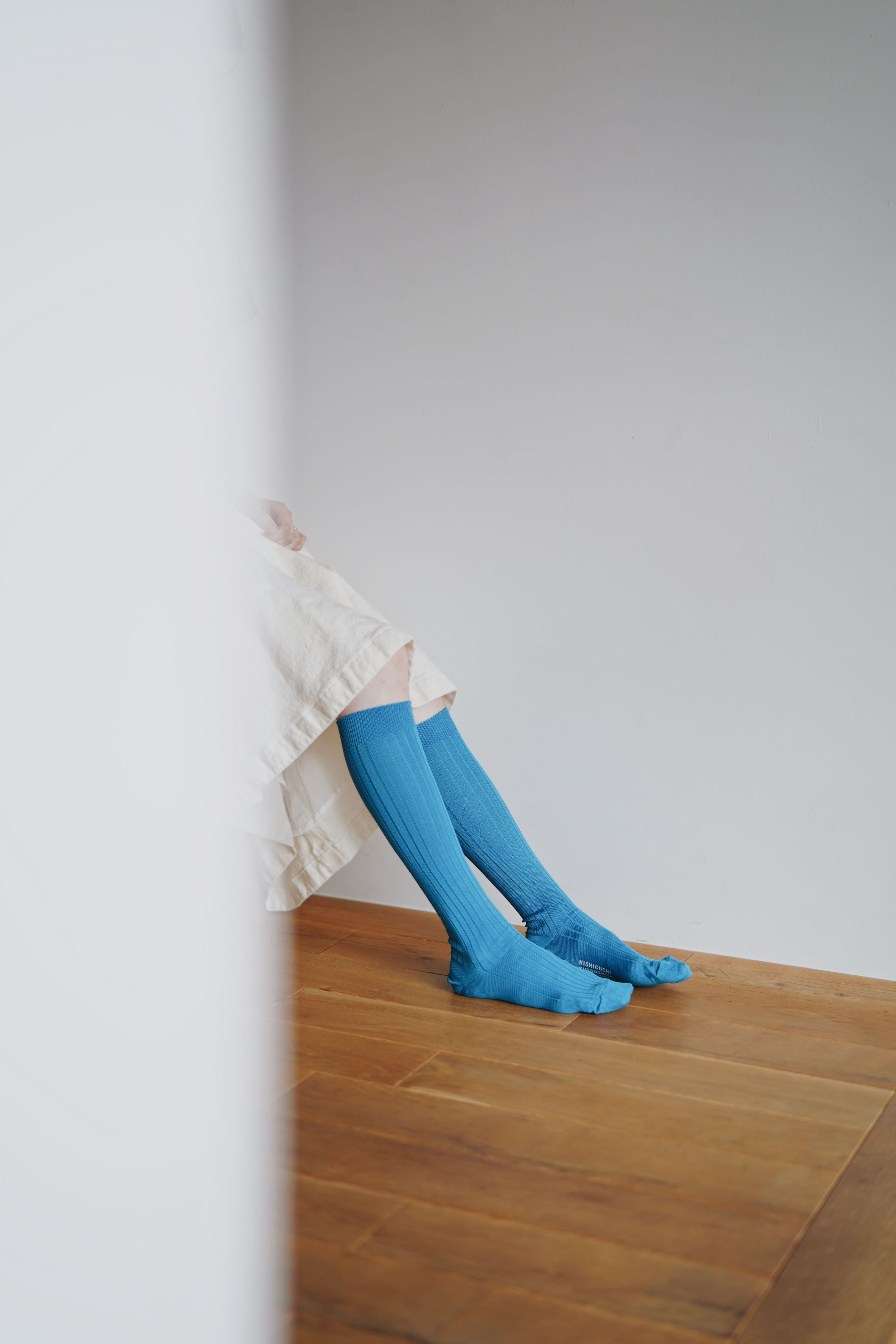 NISHIGUCHI KUTSUSHITA - Silk Cotton Long Hose