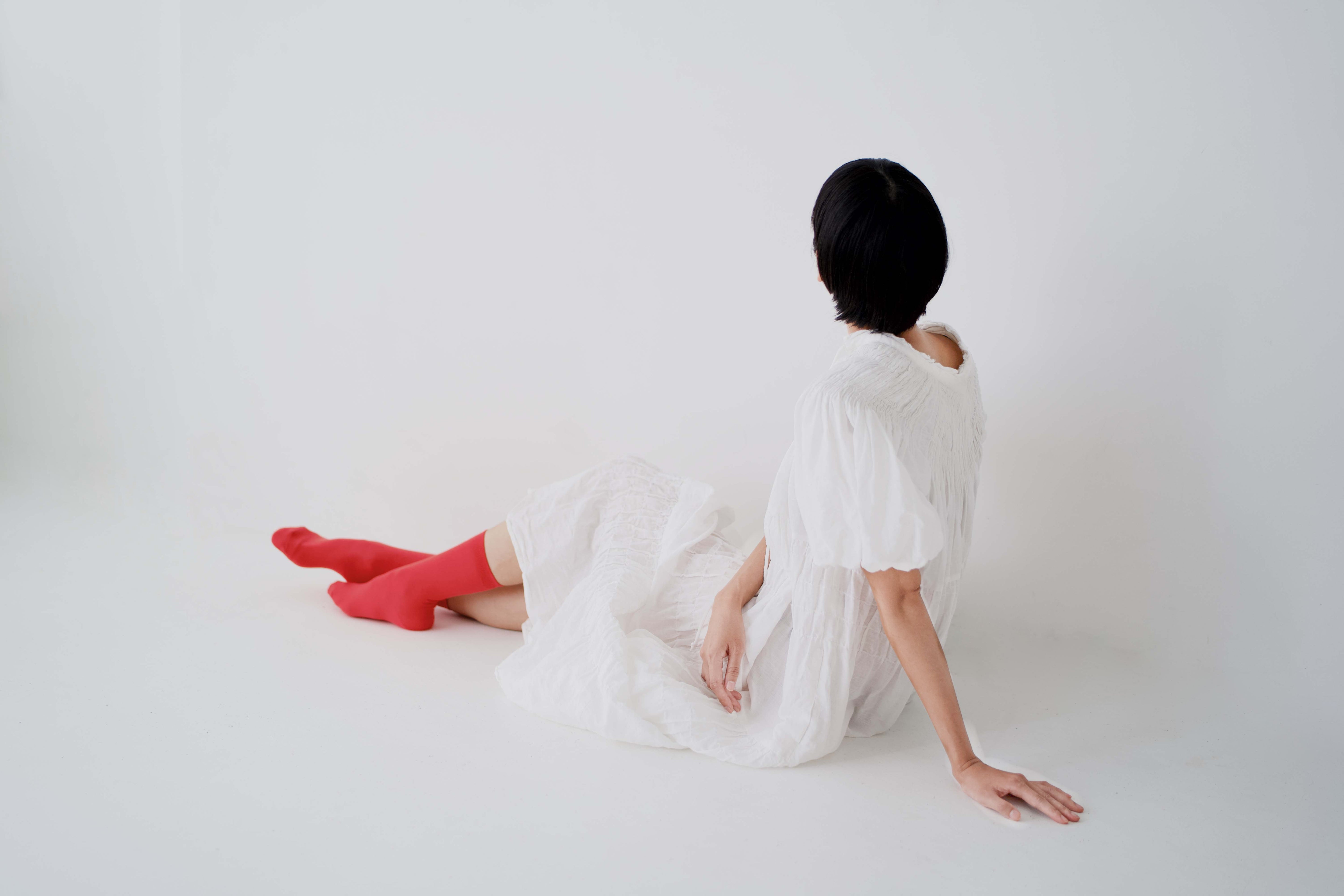 Silk Cotton Double-Faced Socks