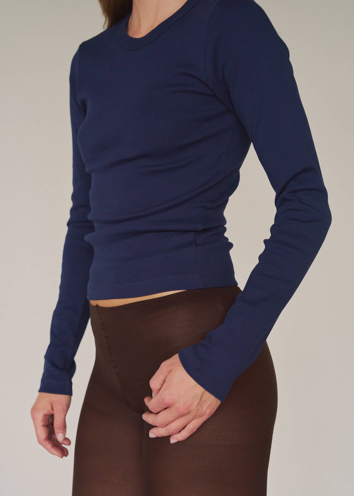 June Longsleeve - Navy