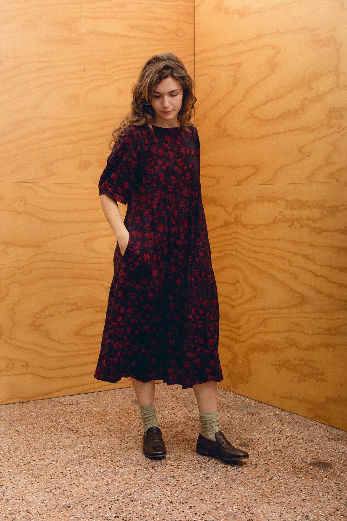 Painting Dress - 5032 - Red/Blue