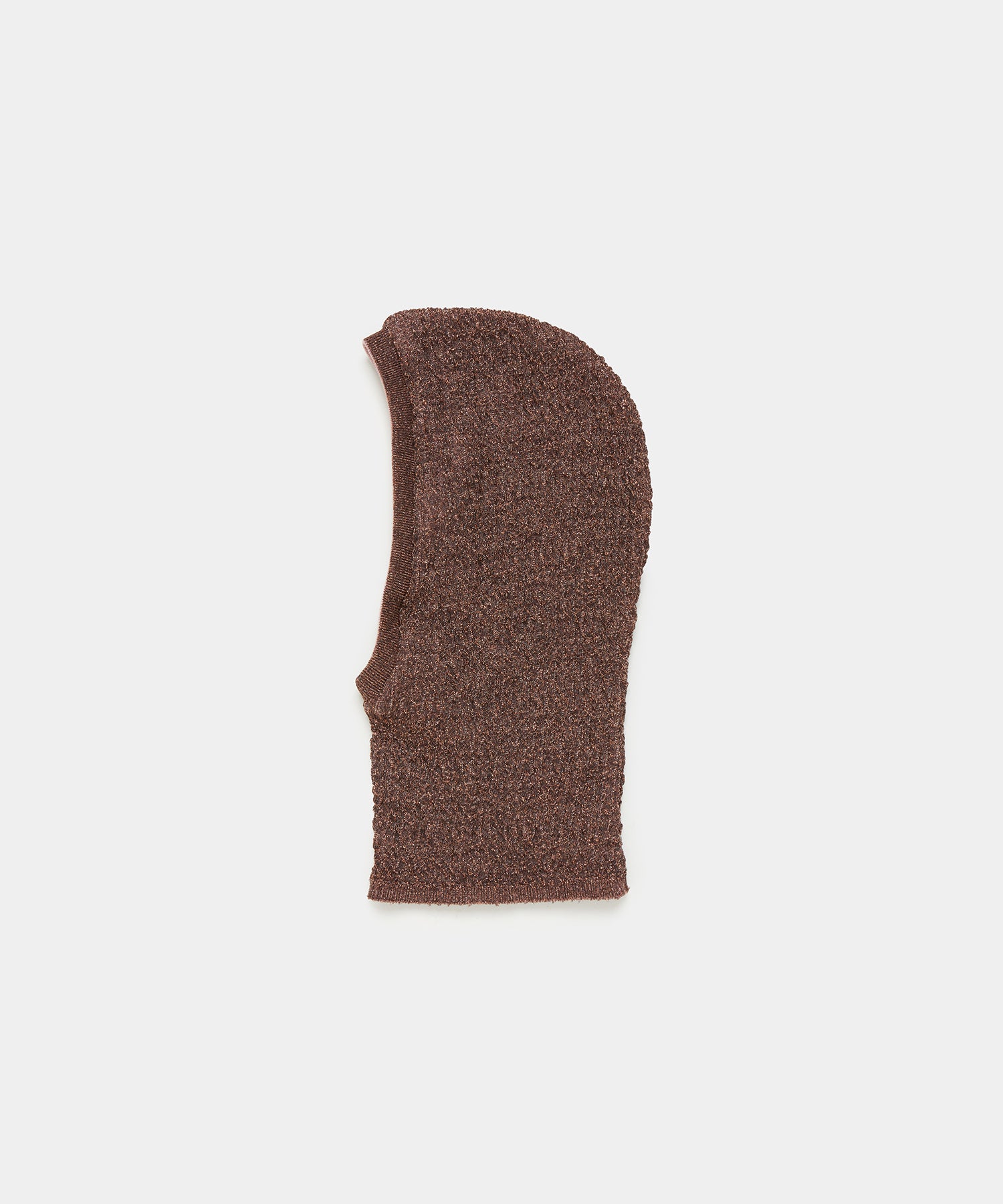 BABACO - Lurex Rib Balaclava - COPPER