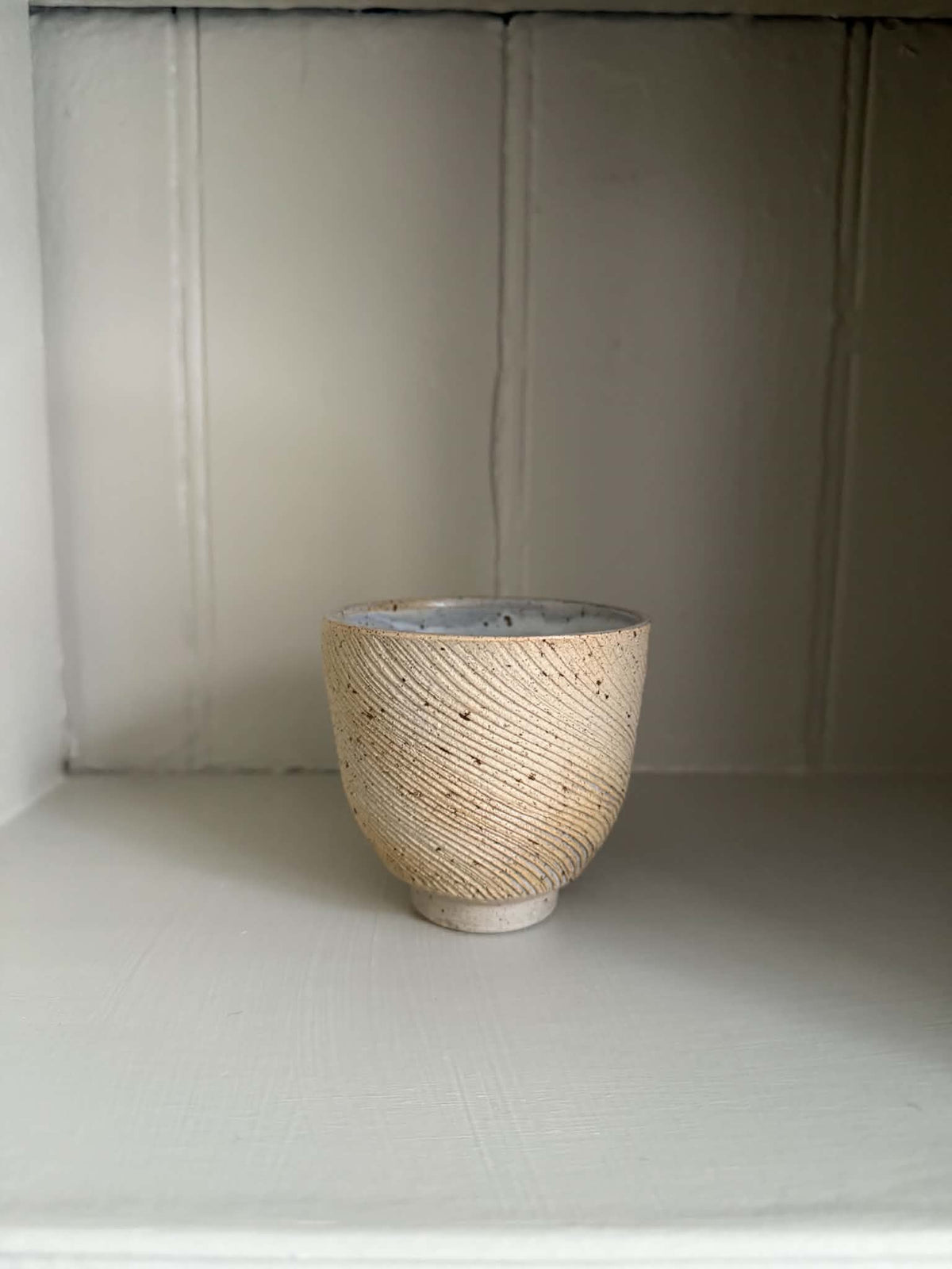 Textured Tea Bowl - Beige