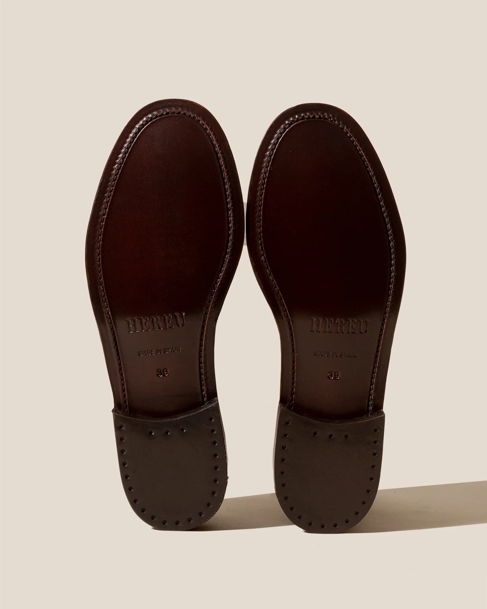 HEREU - ALBER - T-BAR LOAFER -DARK BROWN