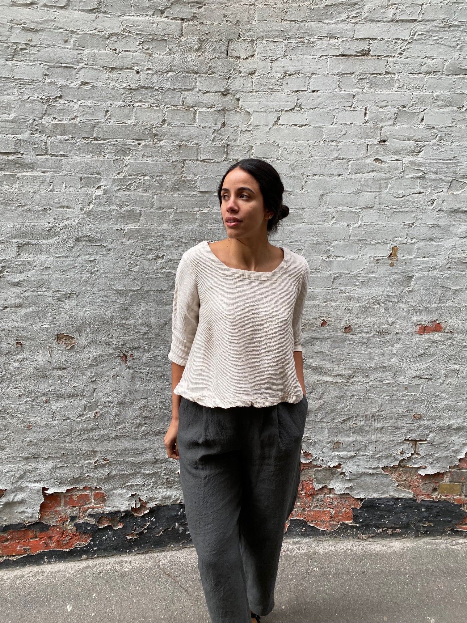 RICORRROBE - NGT TOP - OFF-WHITE