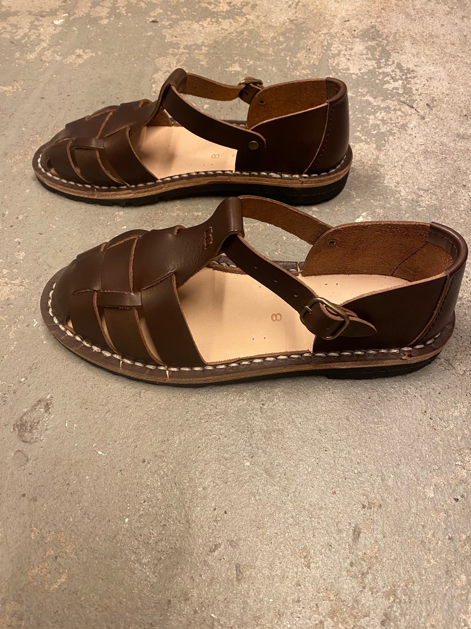 Steve Mono Sandals 10/01 - Coffee - tété