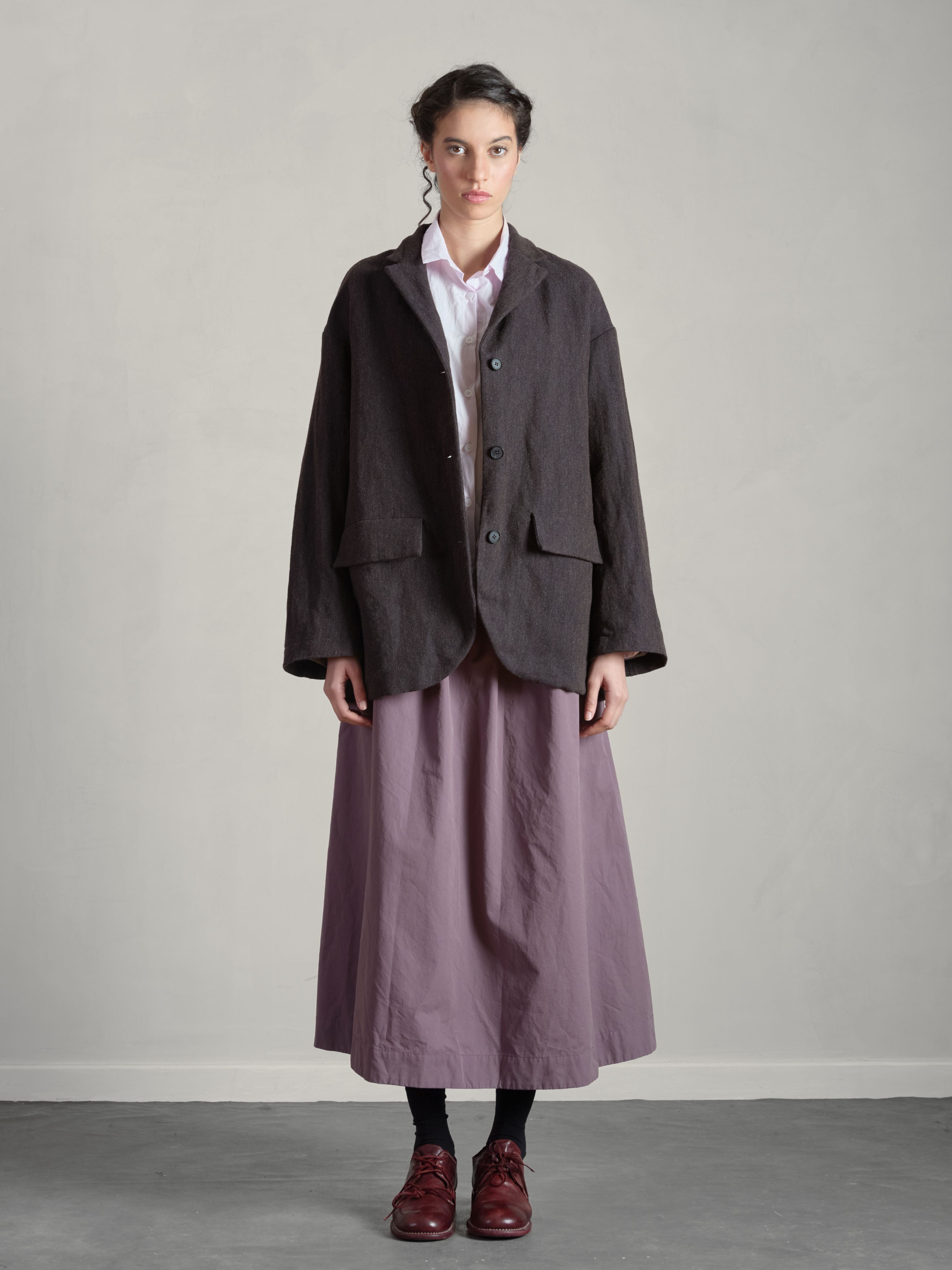 Bella Jacket - Brown Navy