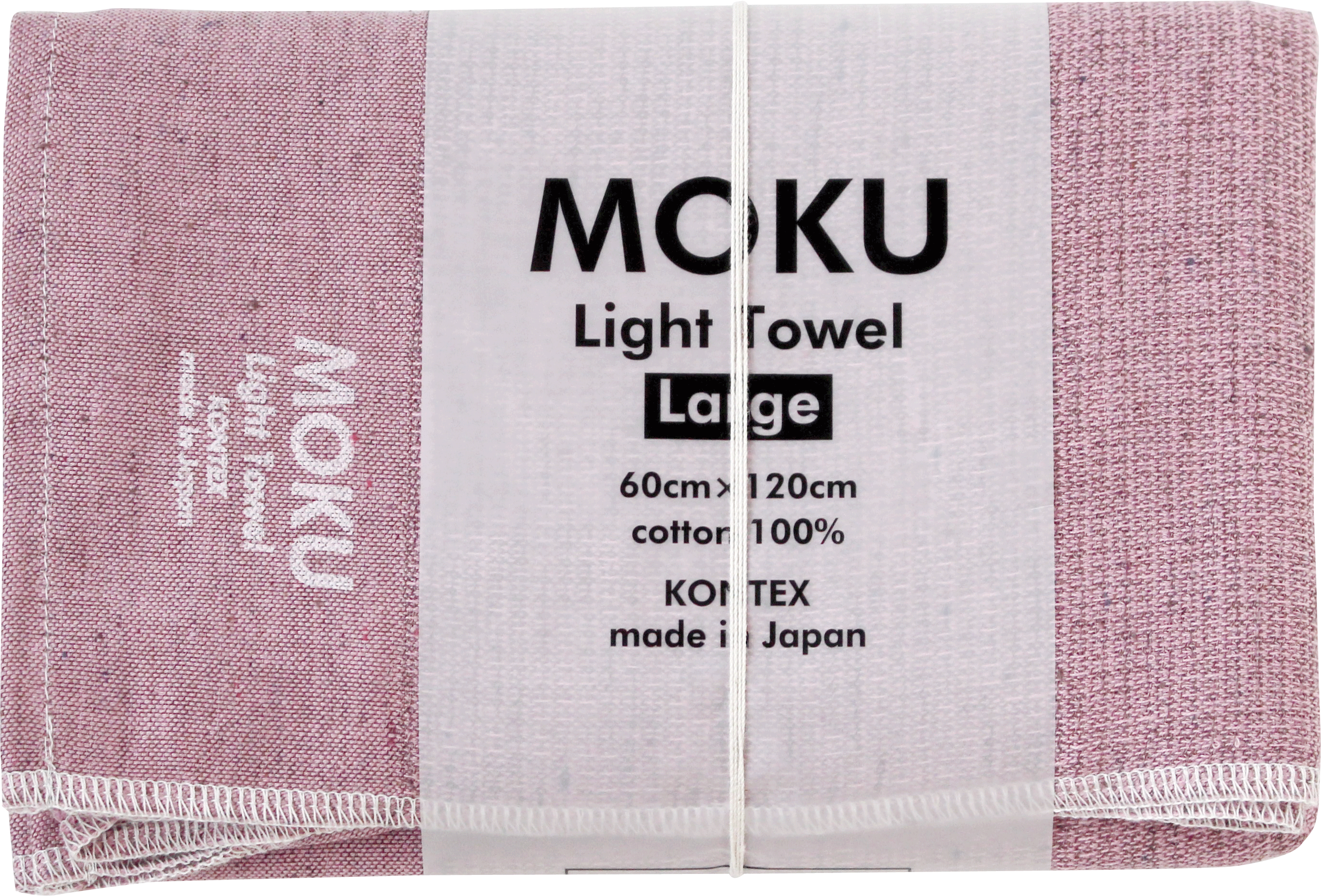 The Moku mulit-purpose towel by Kontex is exceptionally light weight and has a super absorbent textured weave. The Large size is perfect to bring for the gym, yoga or sauna.