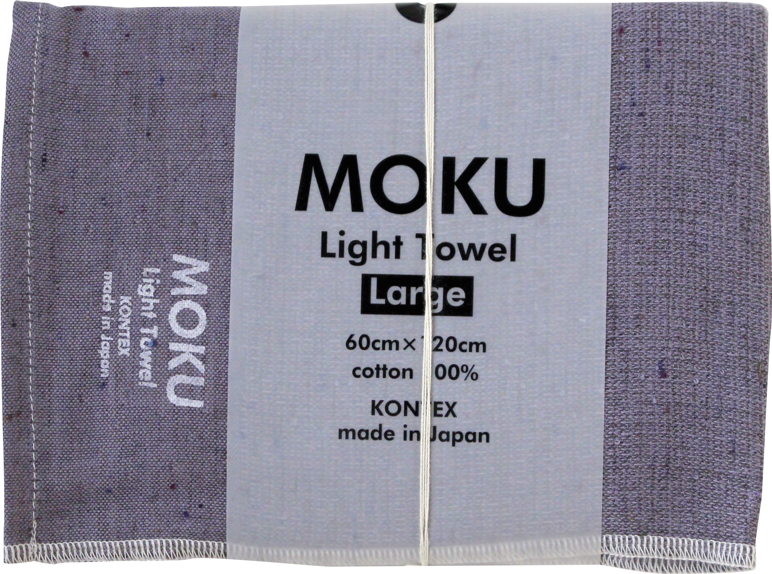 The Moku mulit-purpose towel by Kontex is exceptionally light weight and has a super absorbent textured weave. The Large size is perfect to bring for the gym, yoga or sauna.