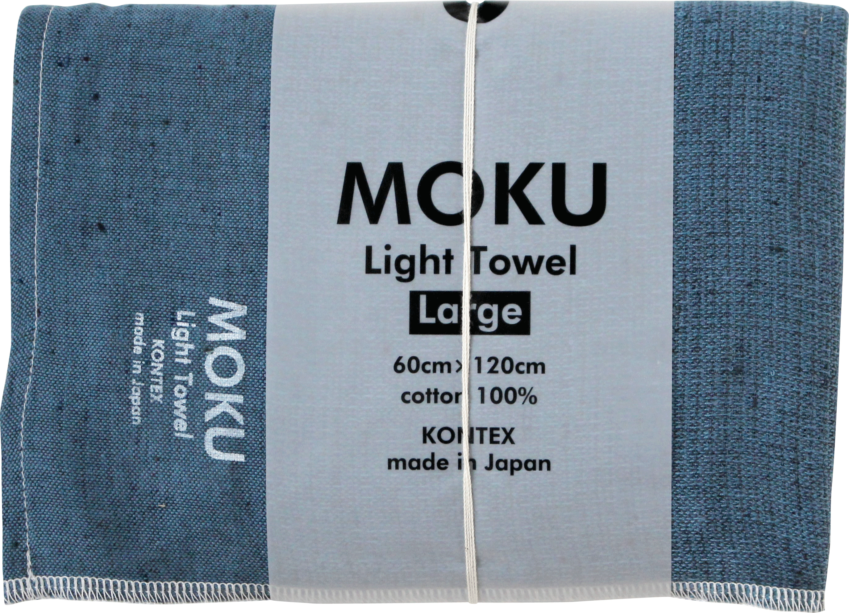 The Moku mulit-purpose towel by Kontex is exceptionally light weight and has a super absorbent textured weave. The Large size is perfect to bring for the gym, yoga or sauna.