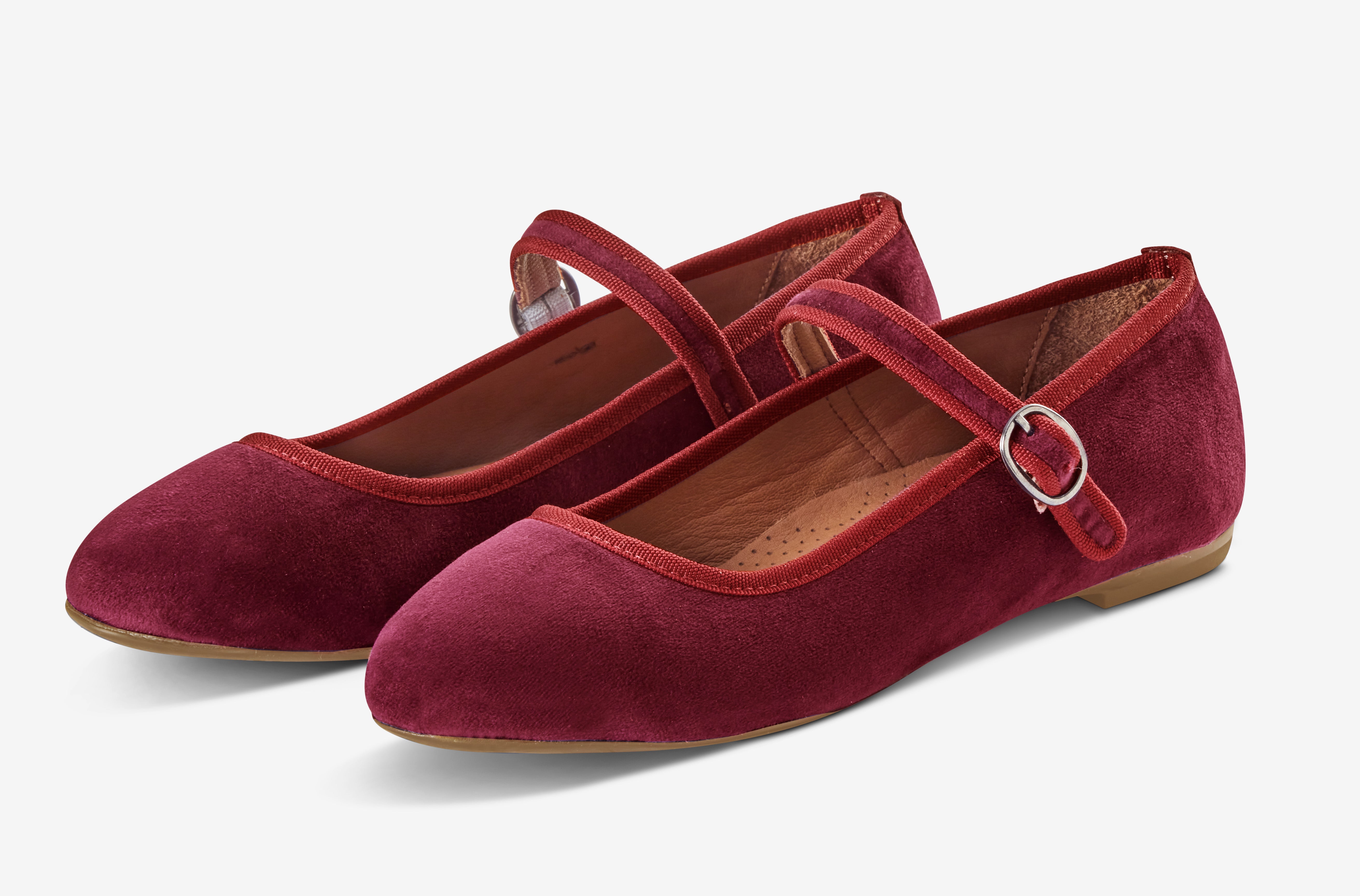 Mary Janes - Burgundy