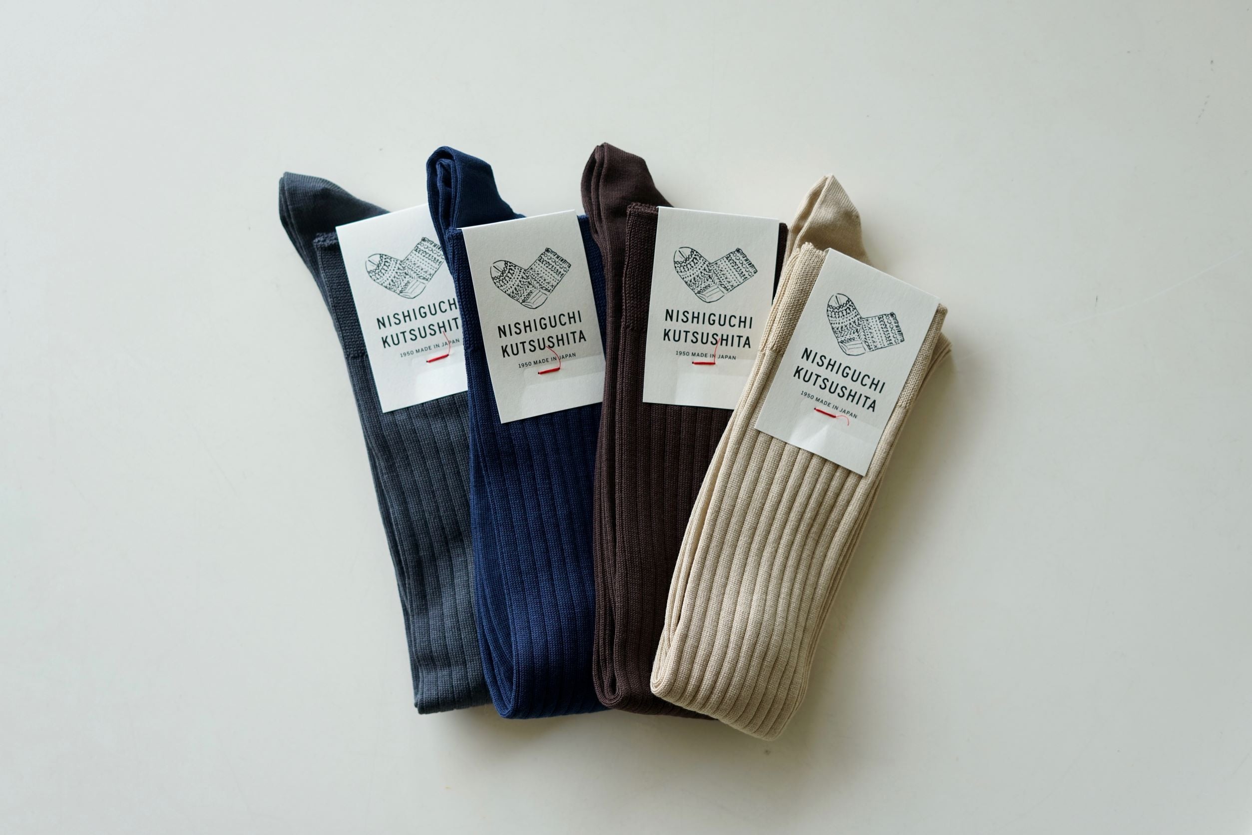 NISHIGUCHI KUTSUSHITA - Silk Cotton Long Hose