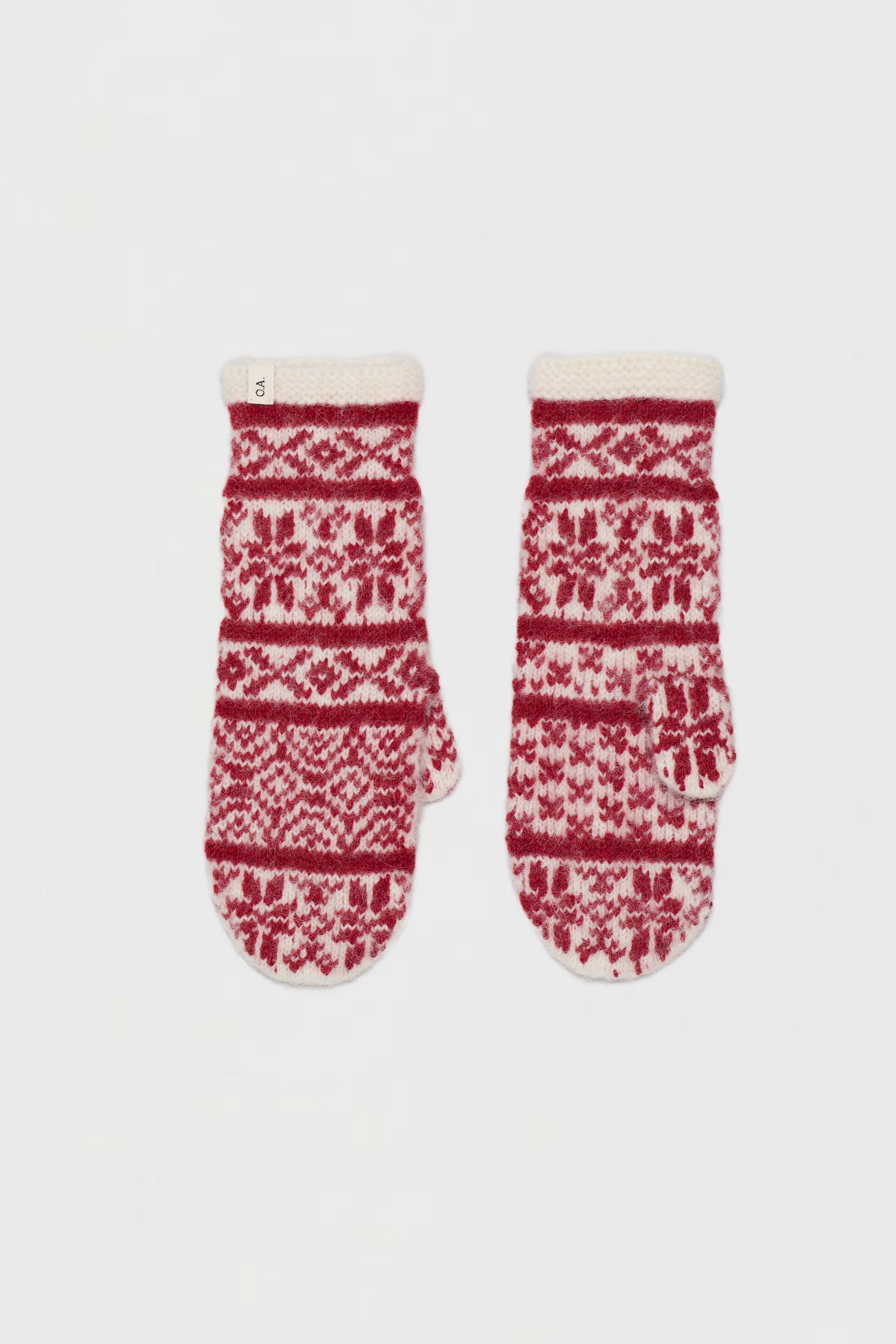 O.A. DEVOLD - UNISEX MITTENS - RED