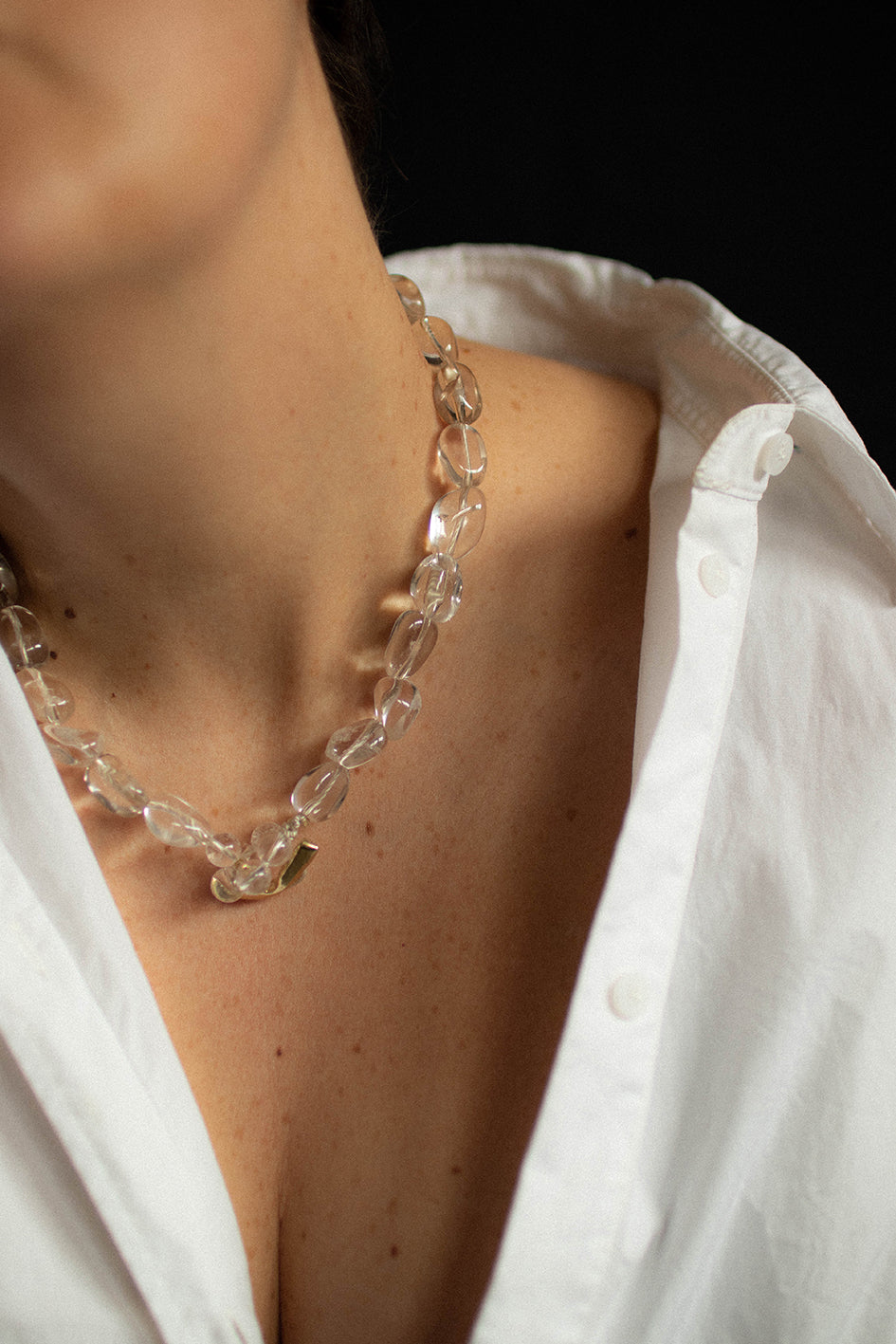 Necklace 38/25 - Rock Crystal