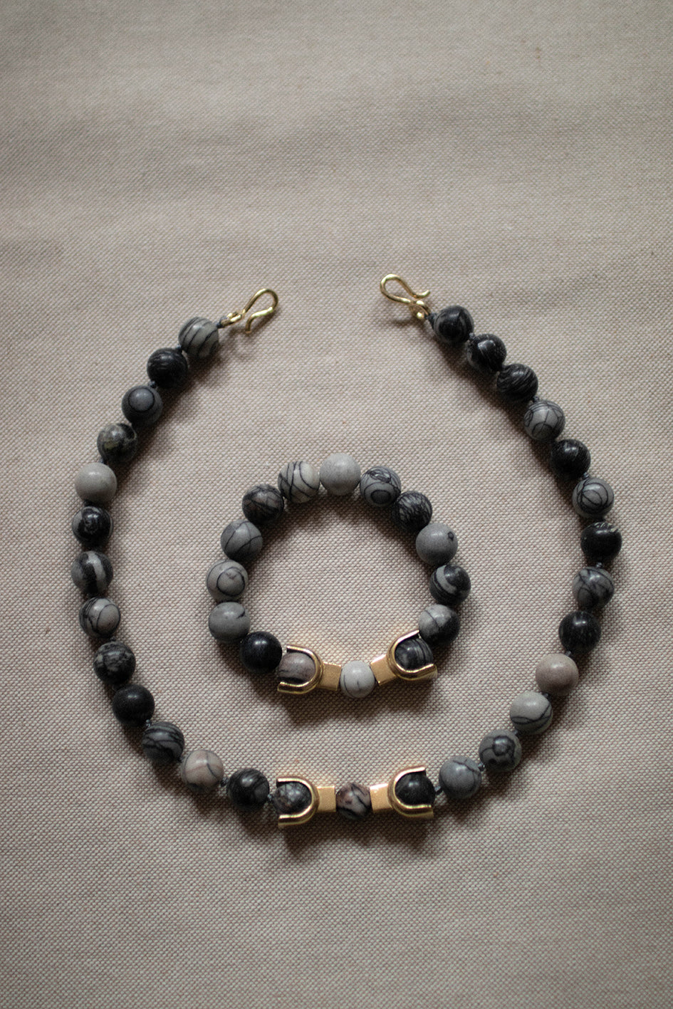 Necklace 42/24 - Spider Jasper