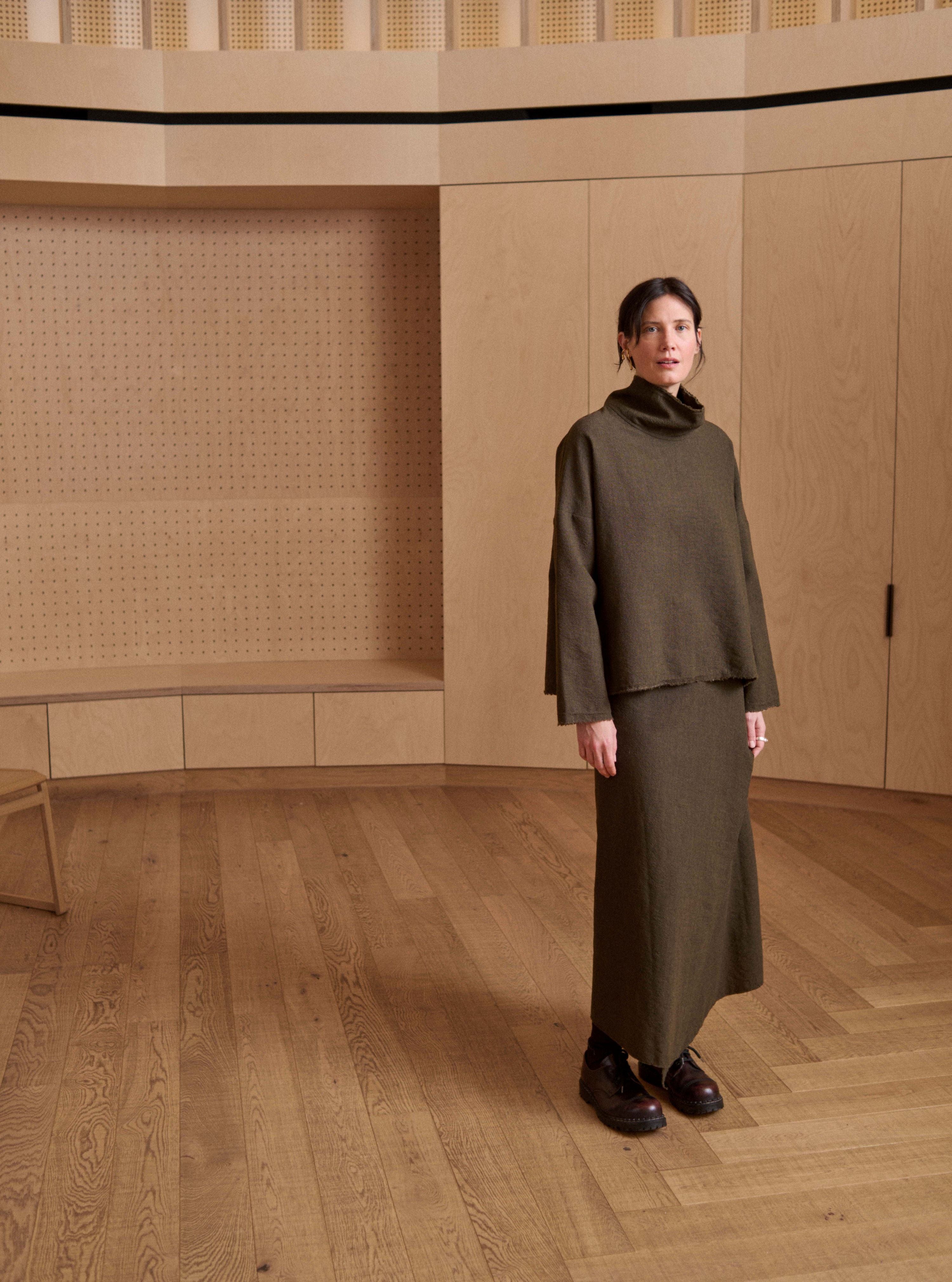 Lotura Top - Bracken Textured Wool
