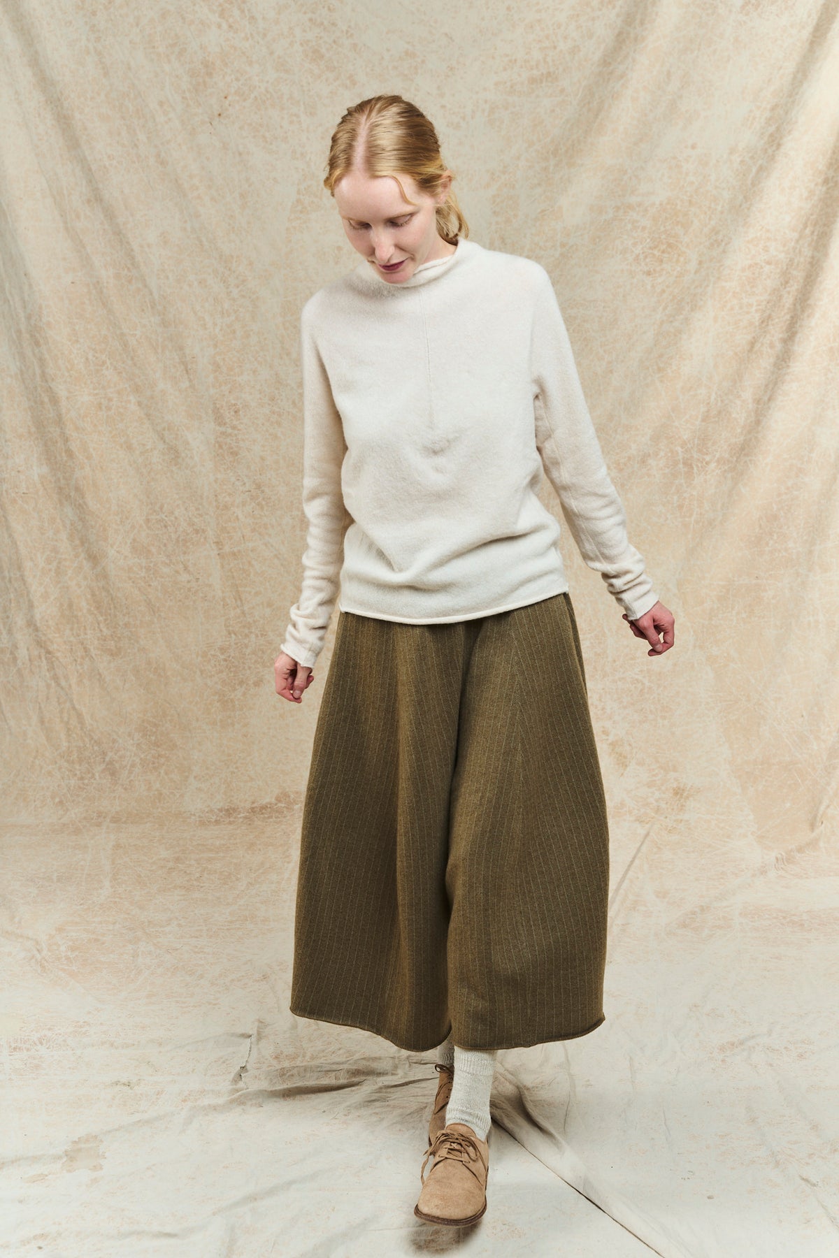 Hypnosis Skirt Pants - 5134 - Bark/Green