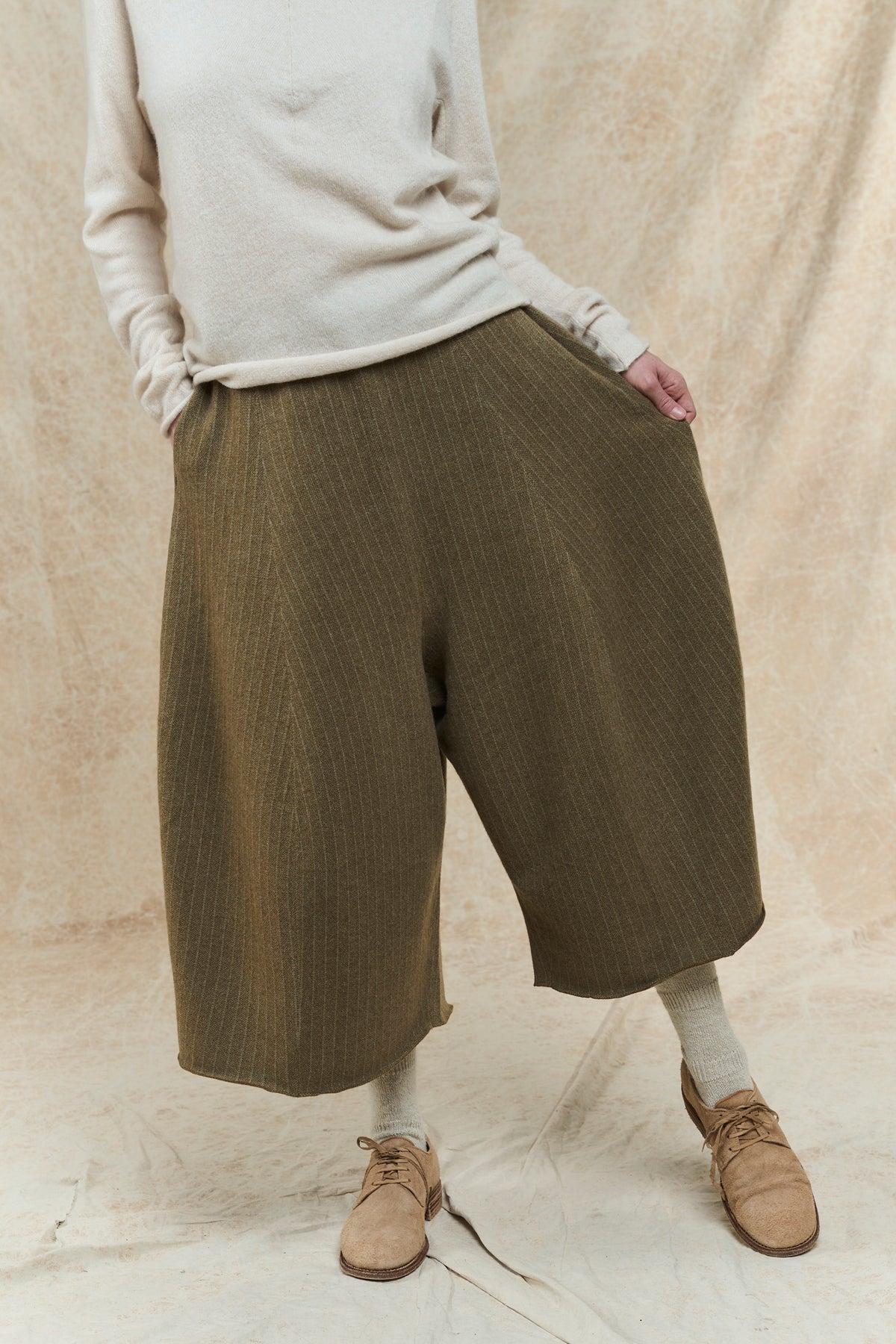 Hypnosis Skirt Pants - 5134 - Bark/Green