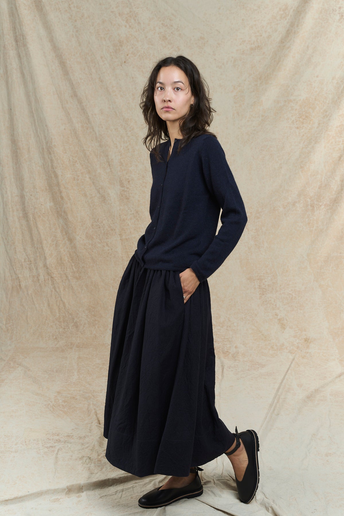 Wool Skirt - P1569/TS990 - Blue