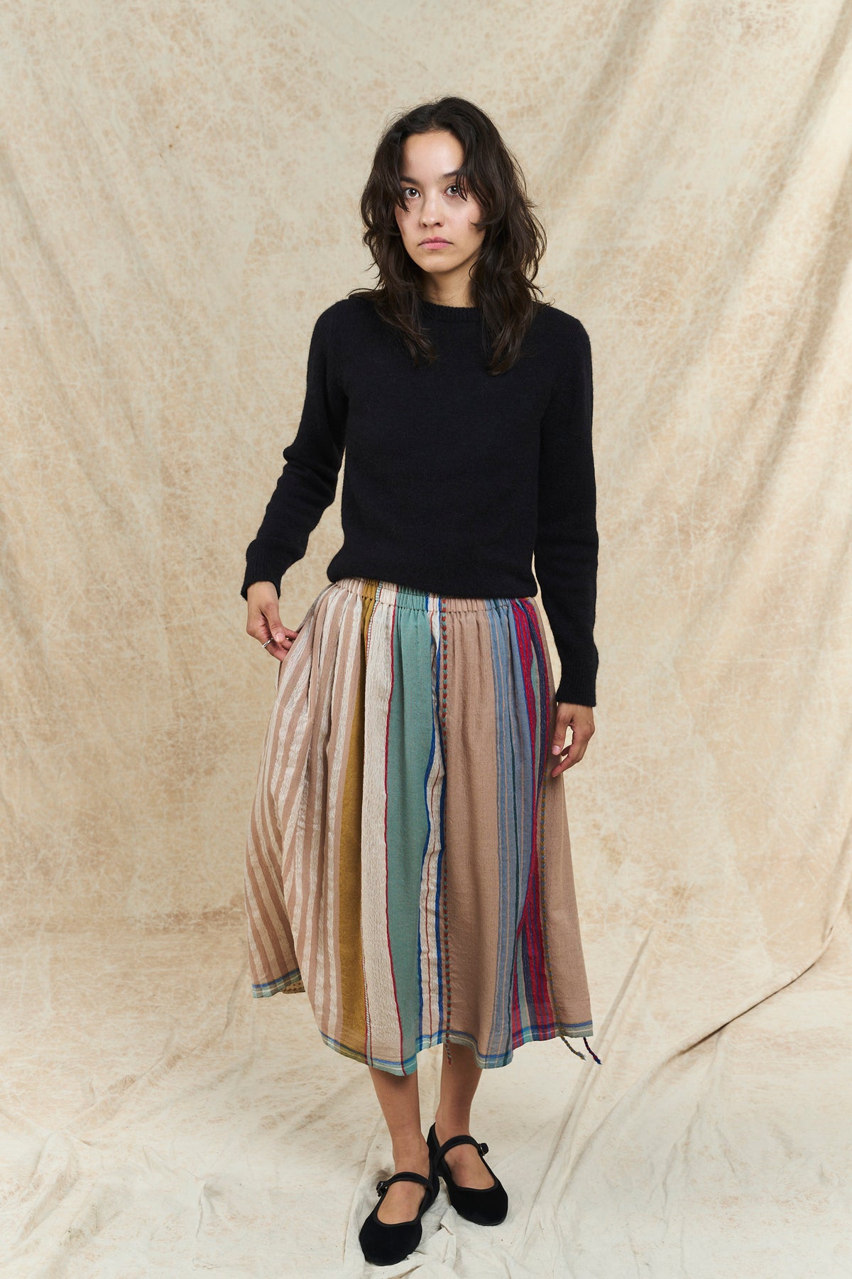 Handloom Wool Skirt