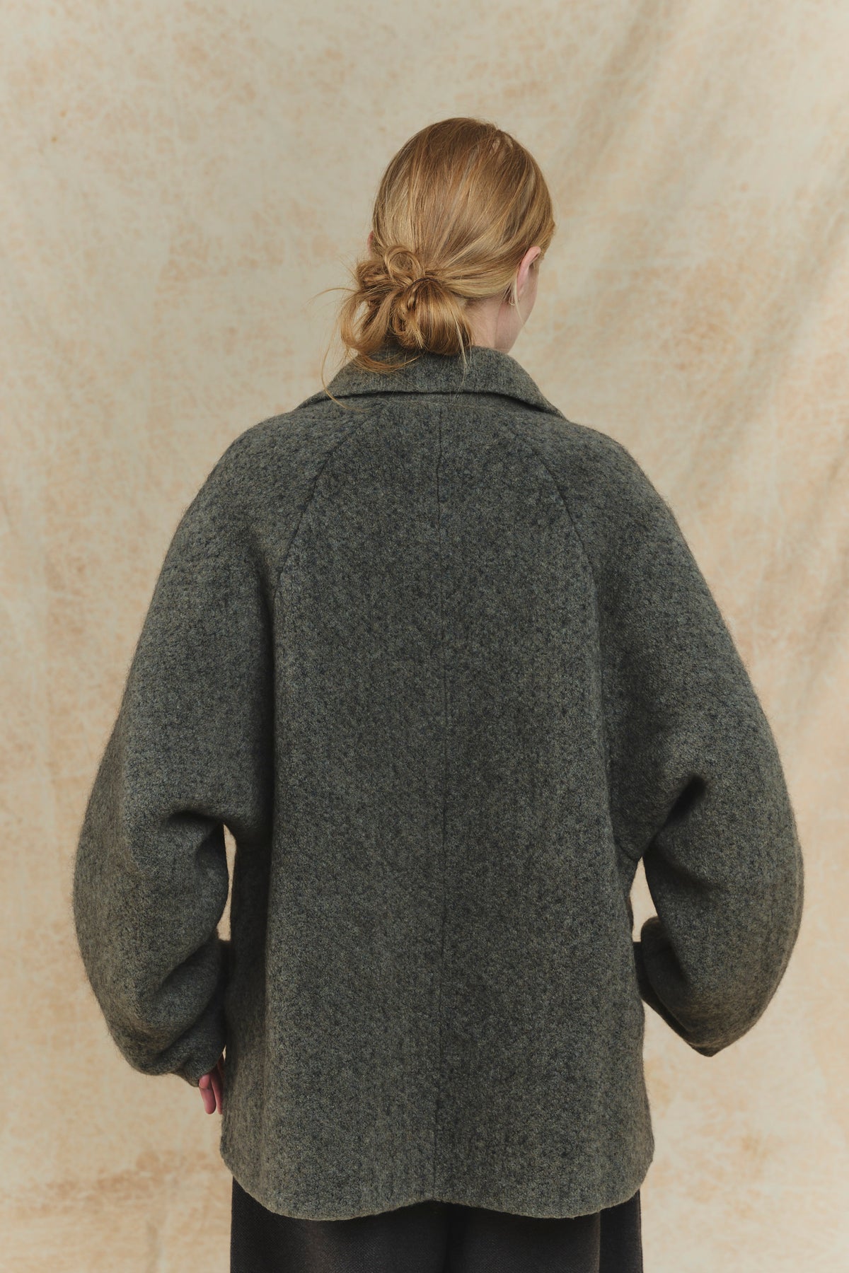 Bob's Coat - Double Breasted Jacket - 5182 - Lichen