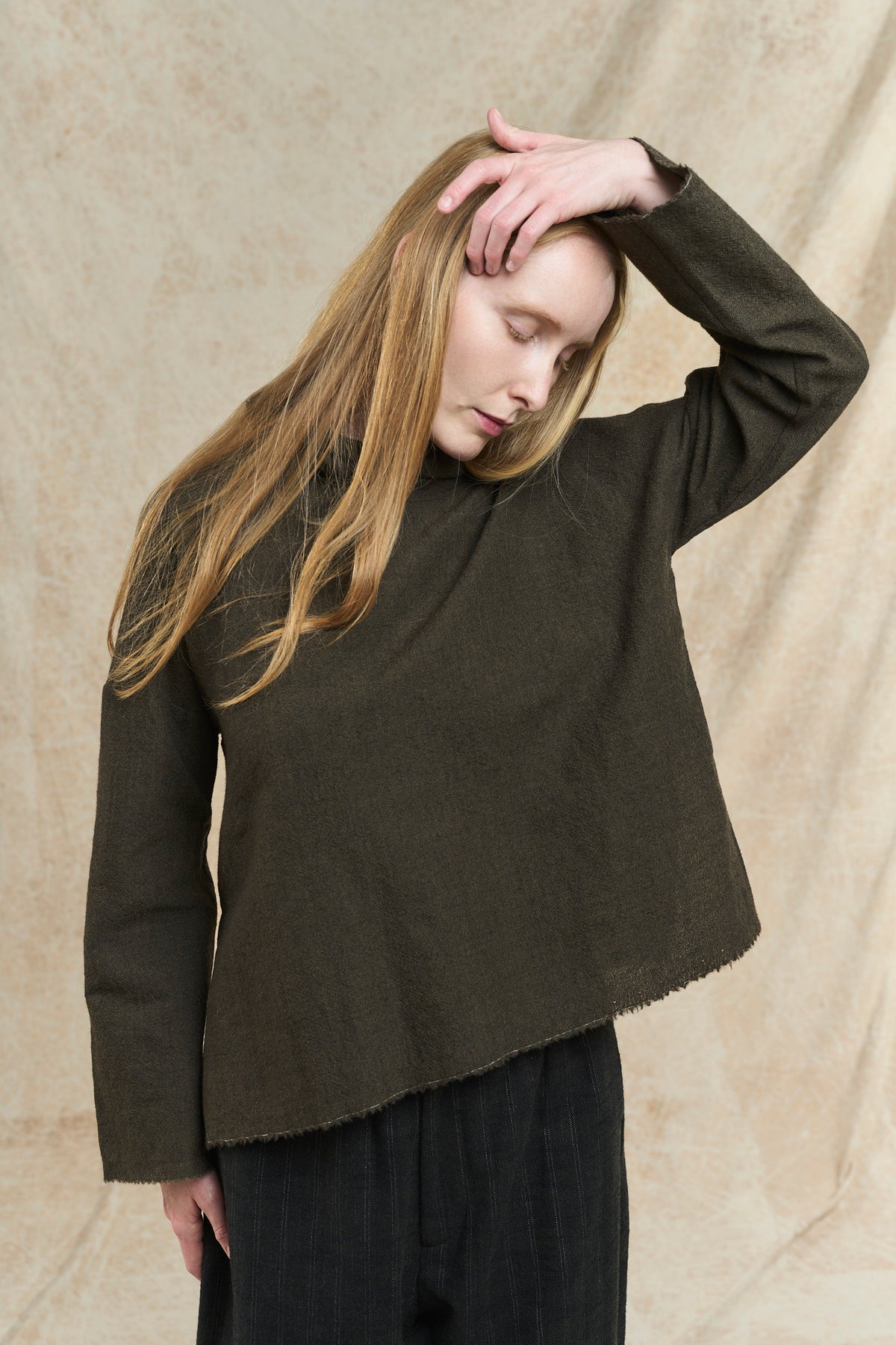 Lotura Top - Bracken Textured Wool