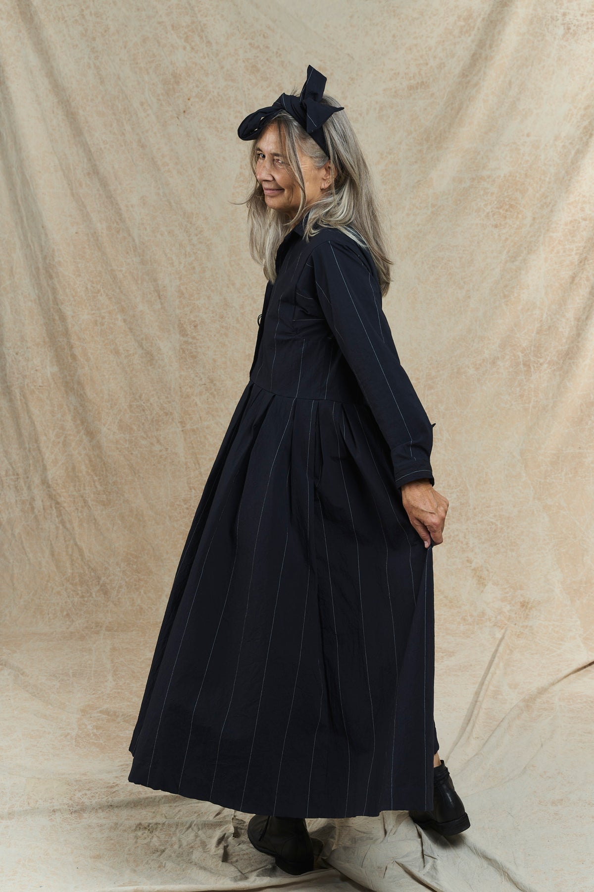 Mina Dress - Navy