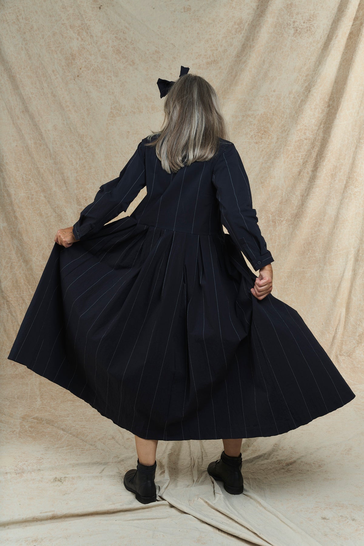 Mina Dress - Navy