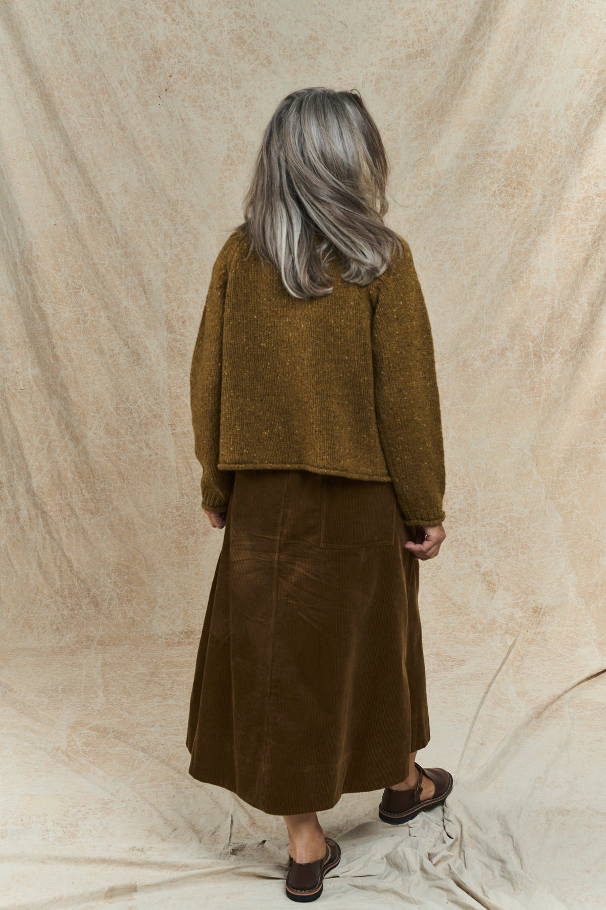 Orla Donegal Wool Sweater - Straw