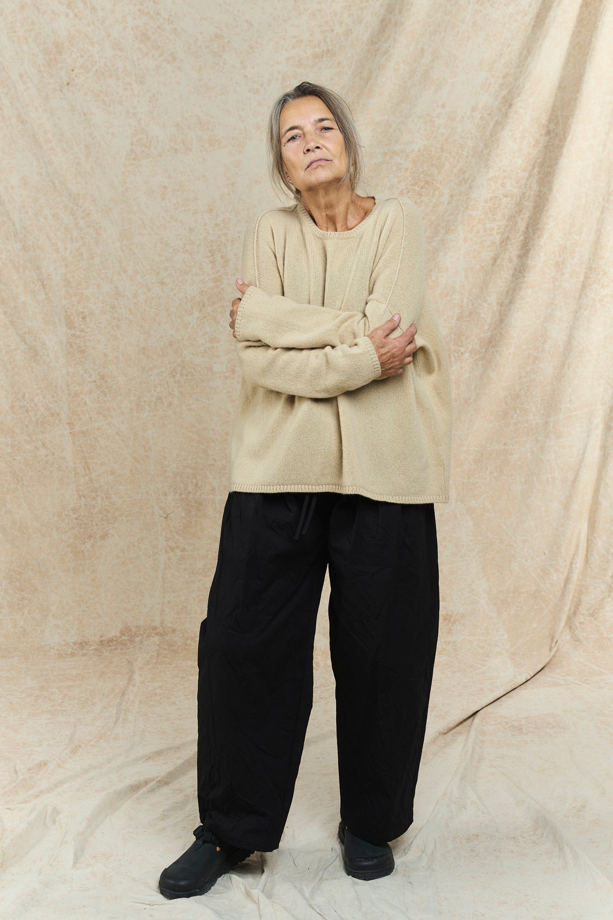 Cashmere Alpaca Sweater - P1890/TS998 - Natural