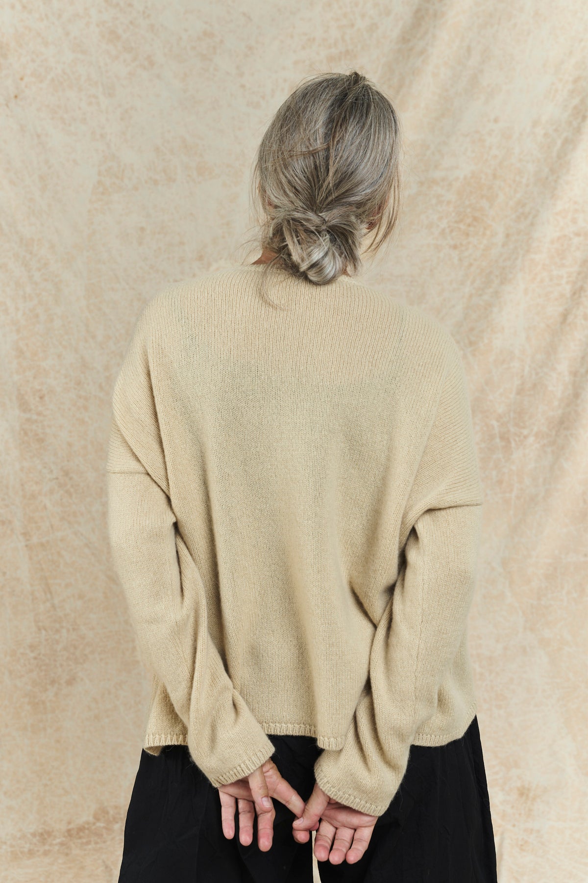 Cashmere Alpaca Sweater - P1890/TS998 - Natural
