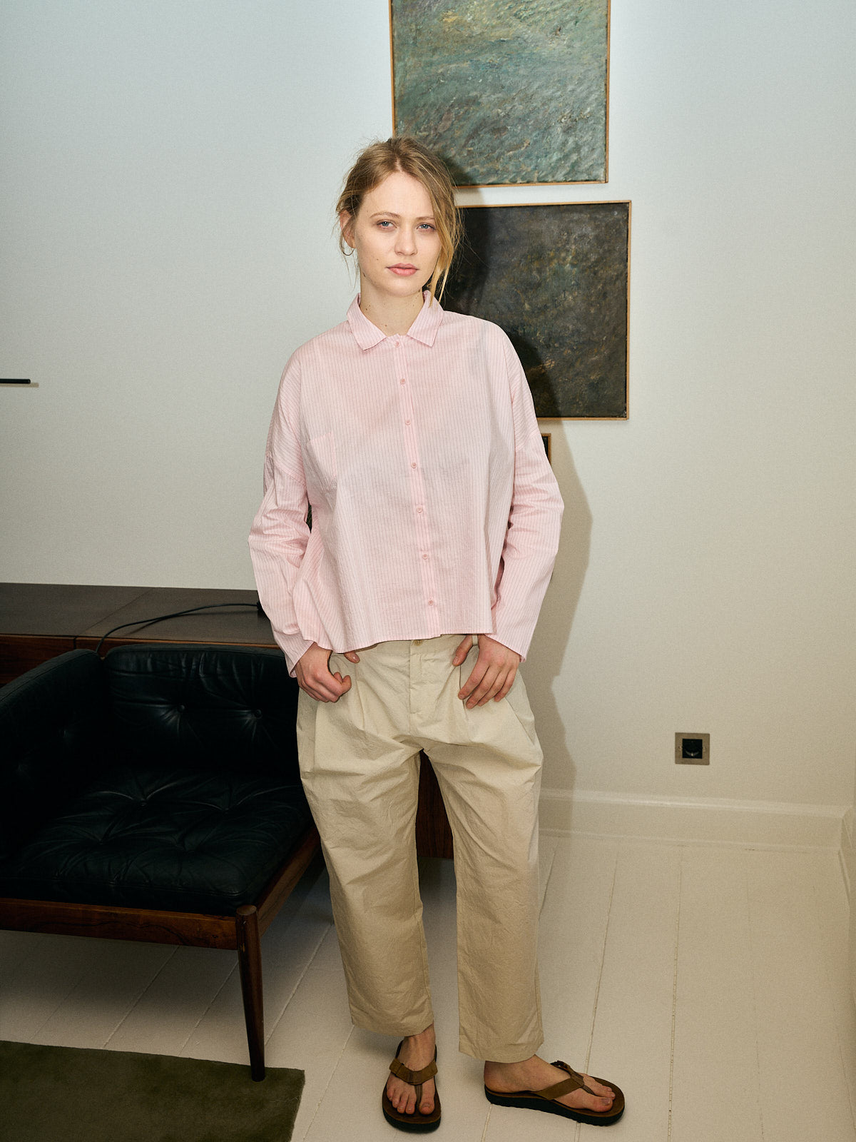 Trousers - Tech Poplin - P1978/TS940 - Cappuccino