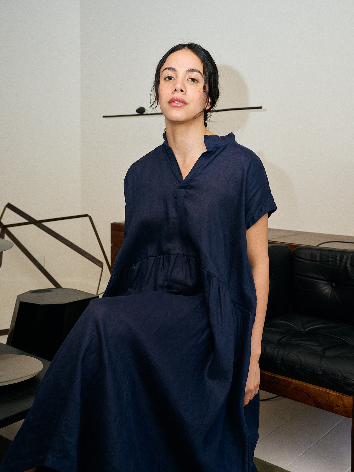 Dress Lilac - Dark Blue