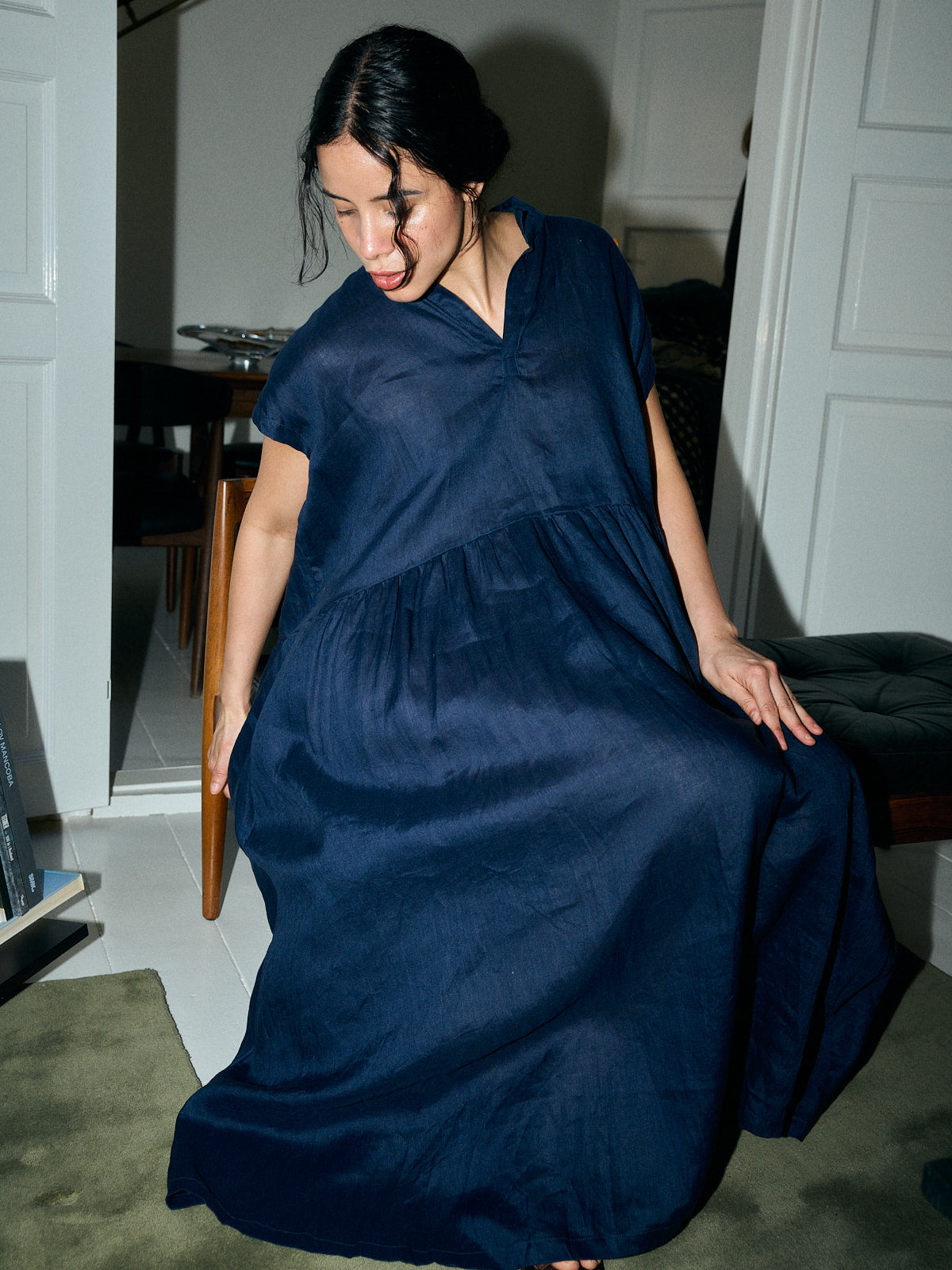 Dress Lilac - Dark Blue