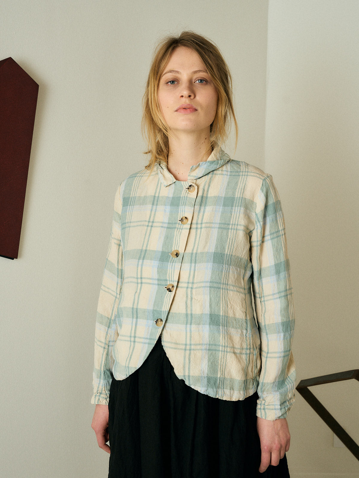Ally Jacket - Green Check