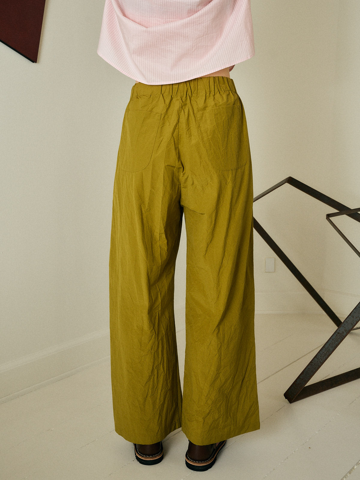 Trousers - Tech Poplin - P2062/TS940 - Oil