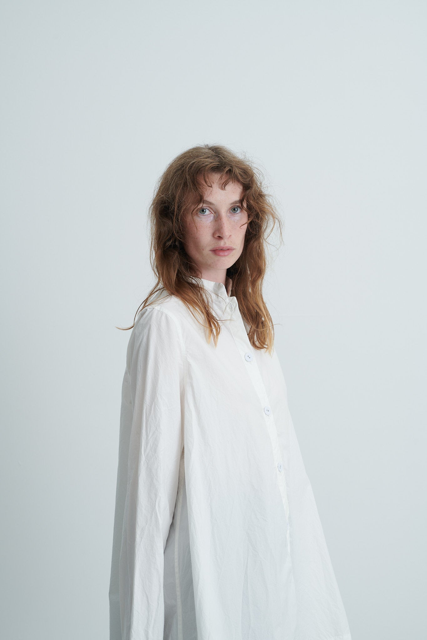 RICORRROBE - dt crispy white cotton shirt