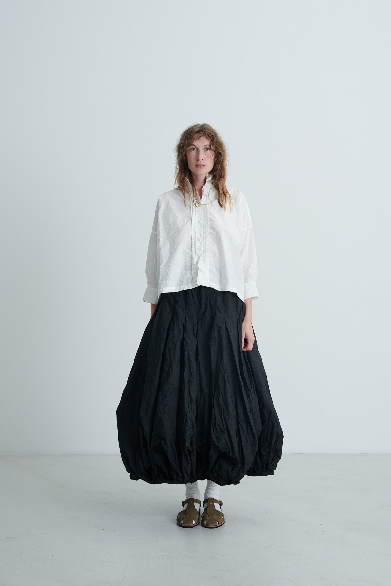 RICORRROBE - square top - off-white cotton