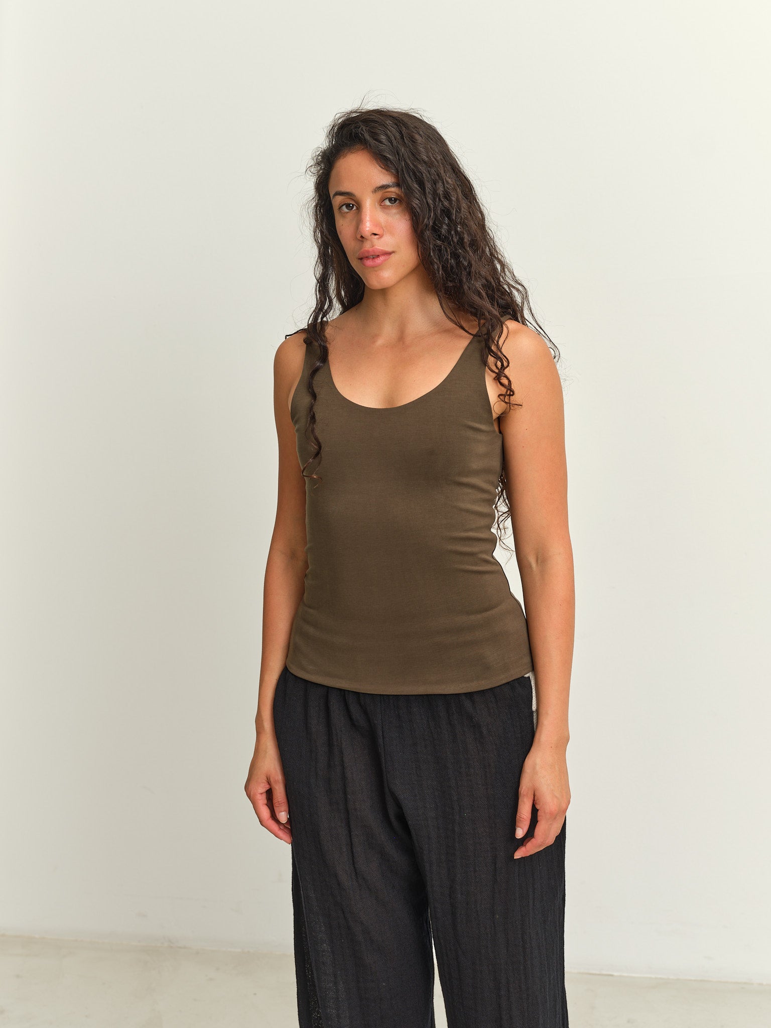 Pisa Top - Dark Green