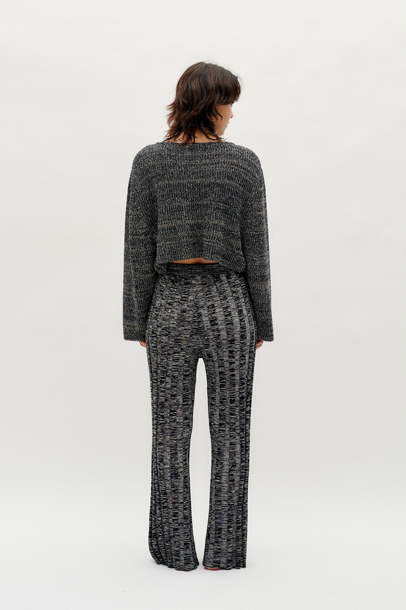 DUNE_ - RIBBED KNIT TROUSERS