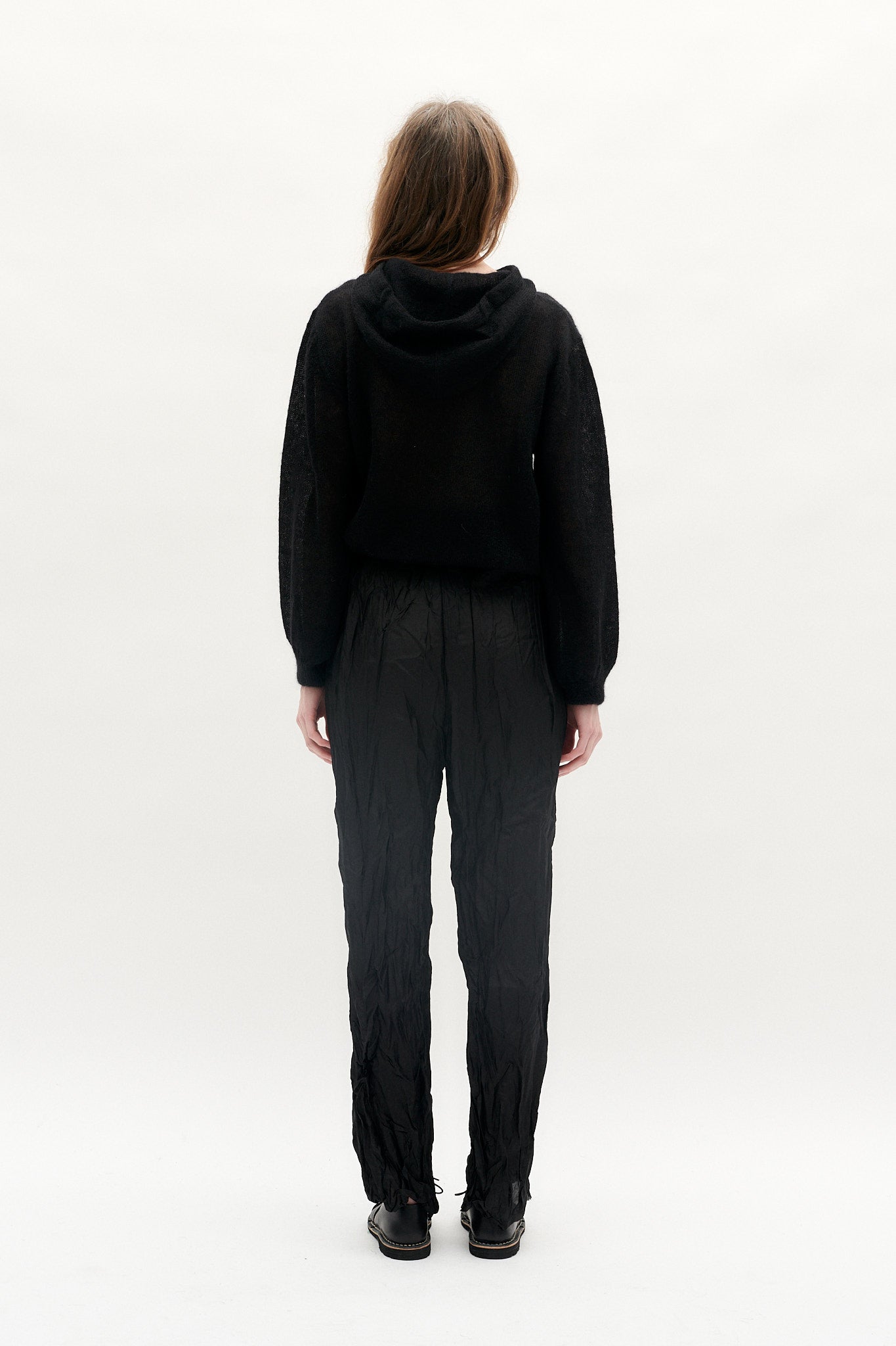 GUDRUN & GUDRUN - Blow Silk Pants - Black