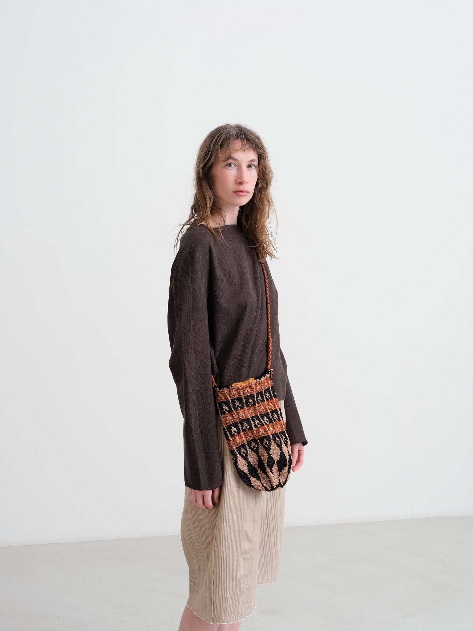 EN SHALLA - BAG - BROWN/BRONZE