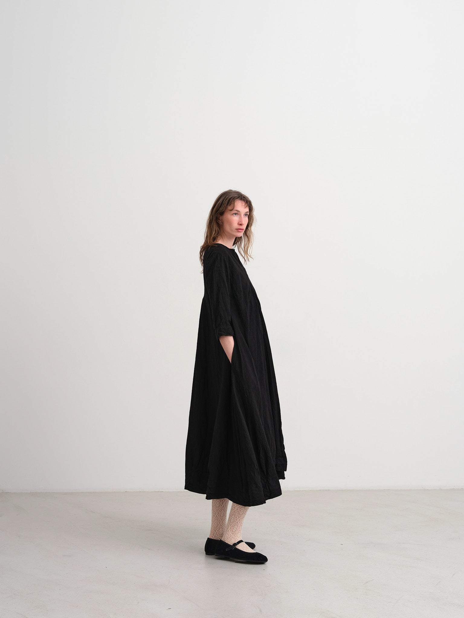 RICORRROBE - SW DRESS - BLACK