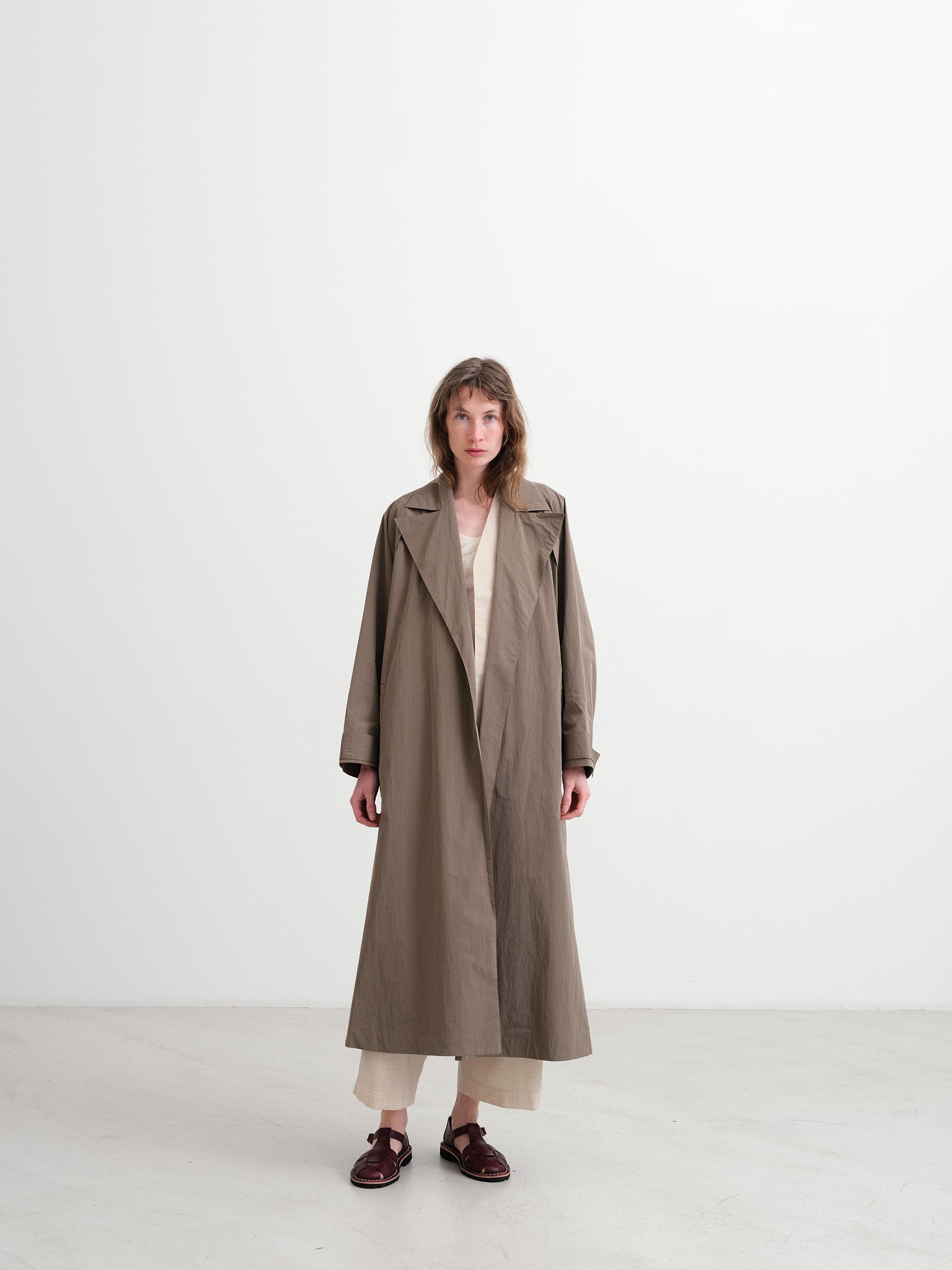 WRIGHT + DOYLE - BELTED MAC - ABELONE