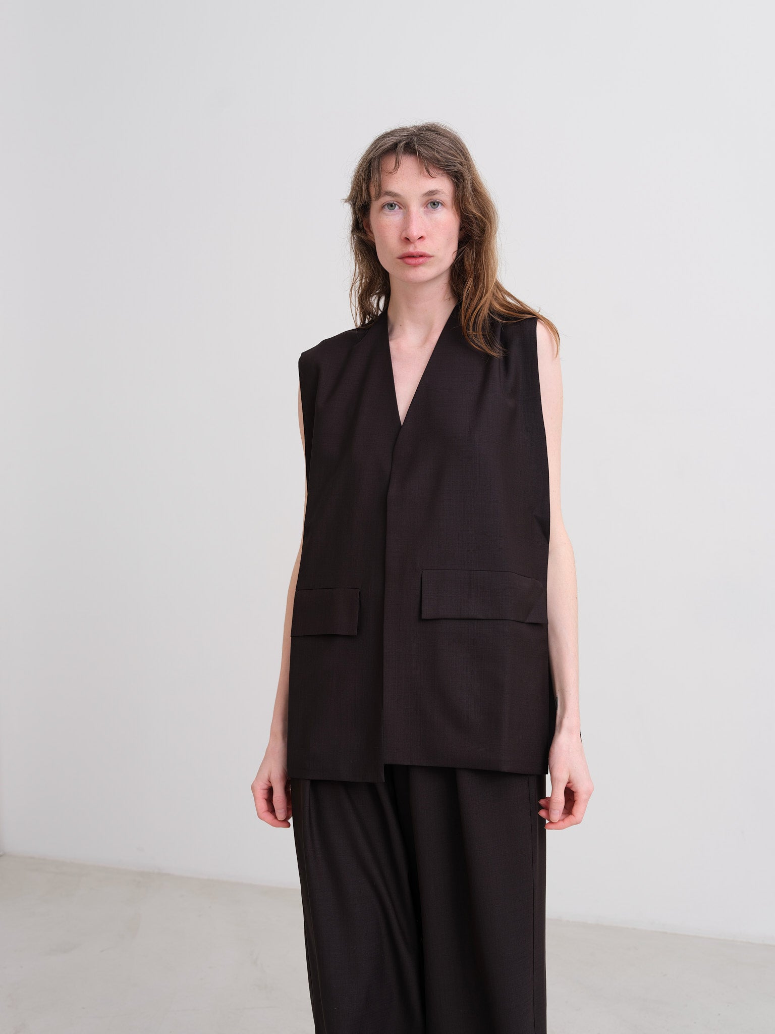 WRIGHT + DOYLE - Single Pleat Trousers - cacao