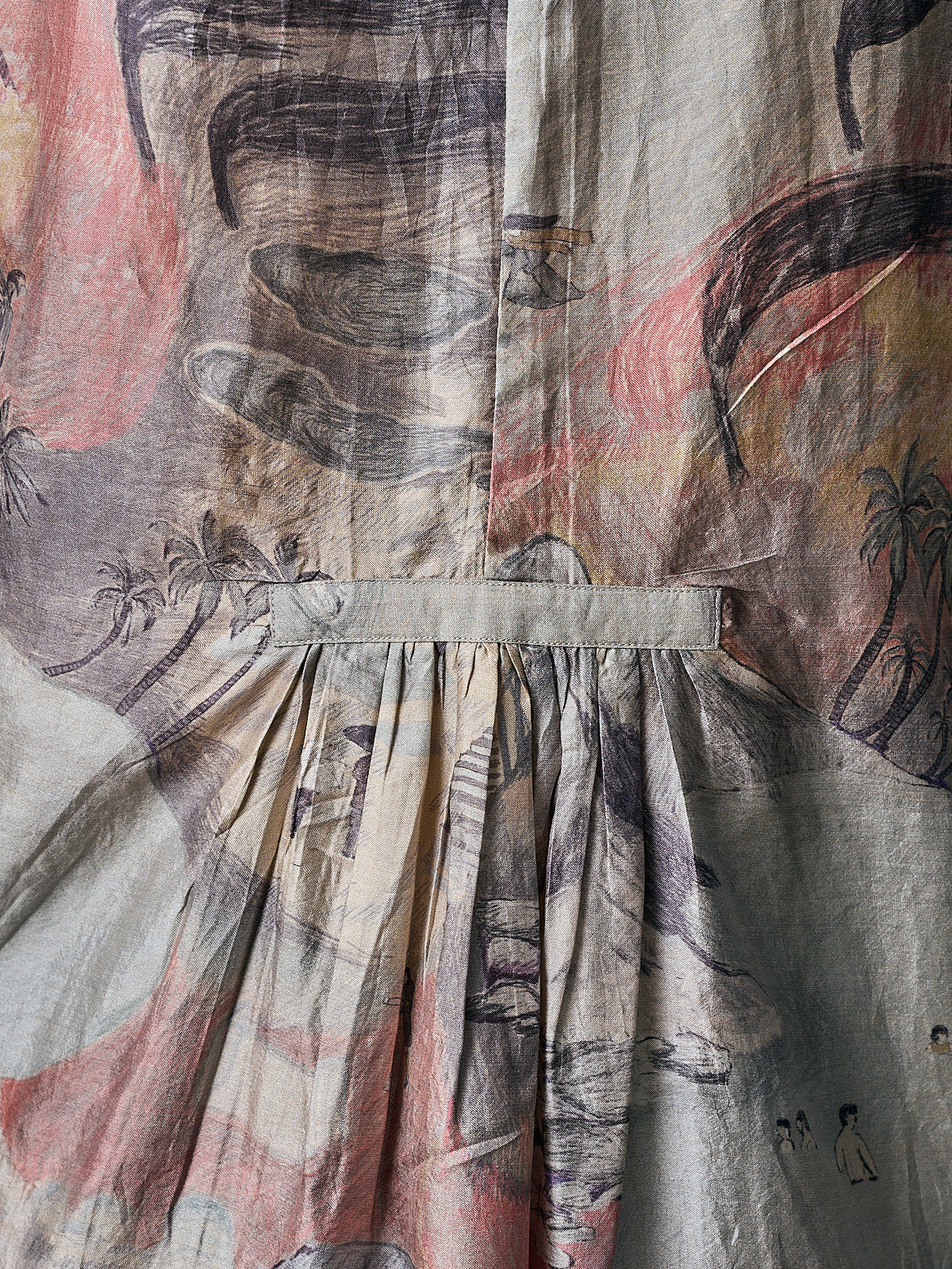 Mary Dress - Cabriolet Day Print