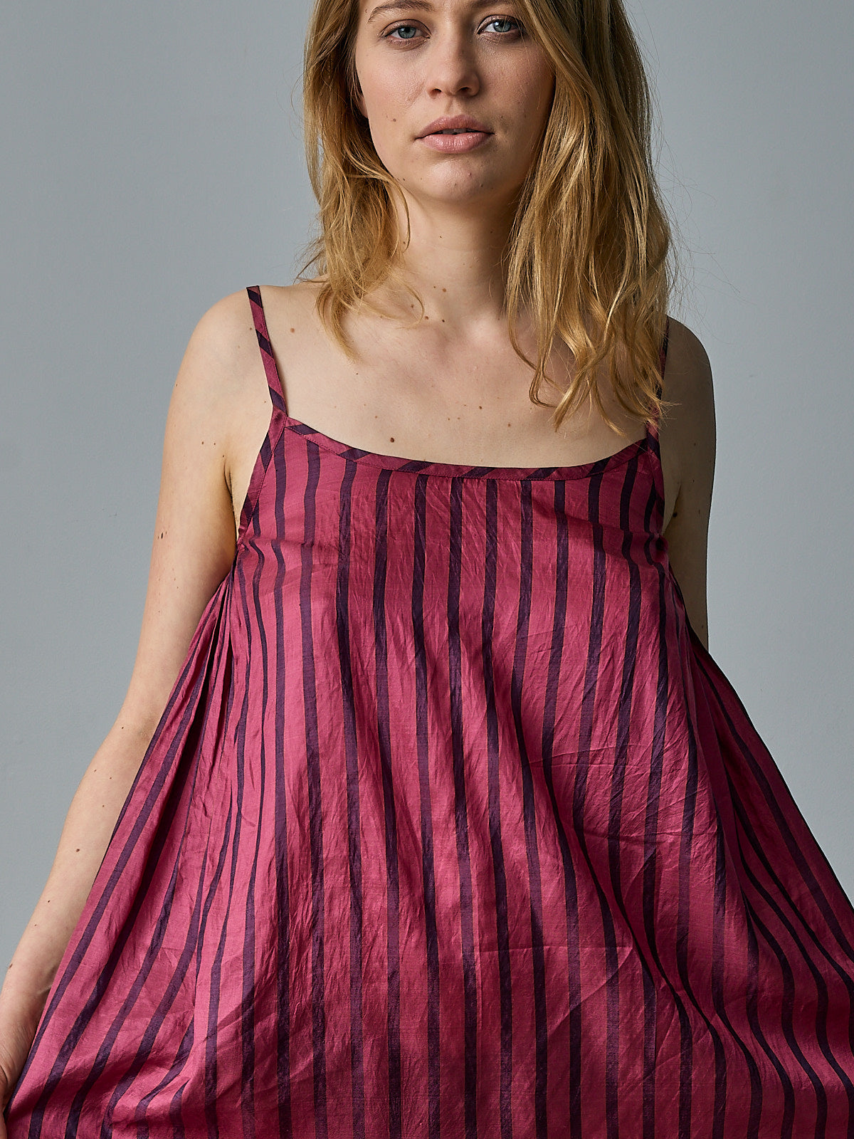 Silk Slip Dress - Dusty Pink