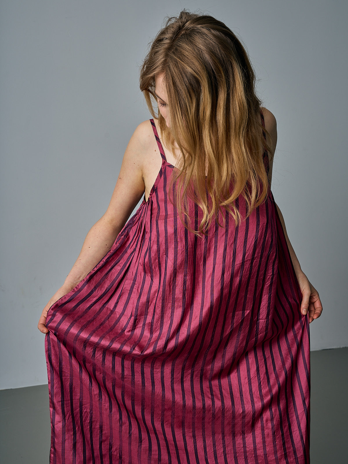 Silk Slip Dress - Dusty Pink