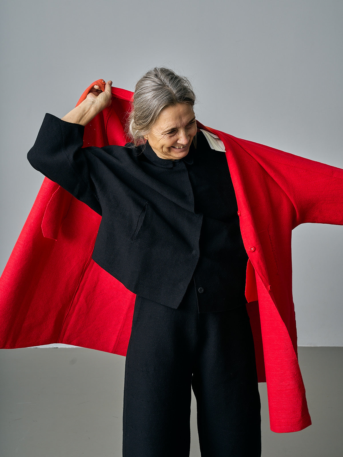 Choosing - Duster Coat - 5059 - Red