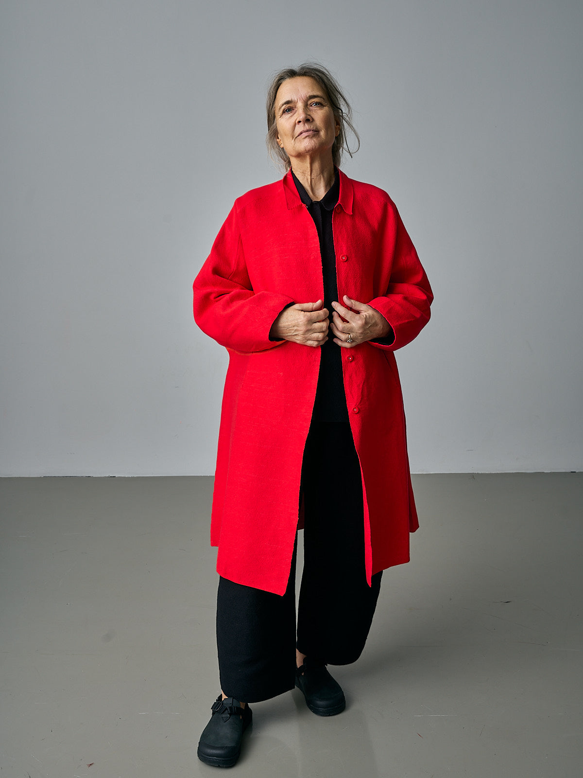Choosing - Duster Coat - 5059 - Red